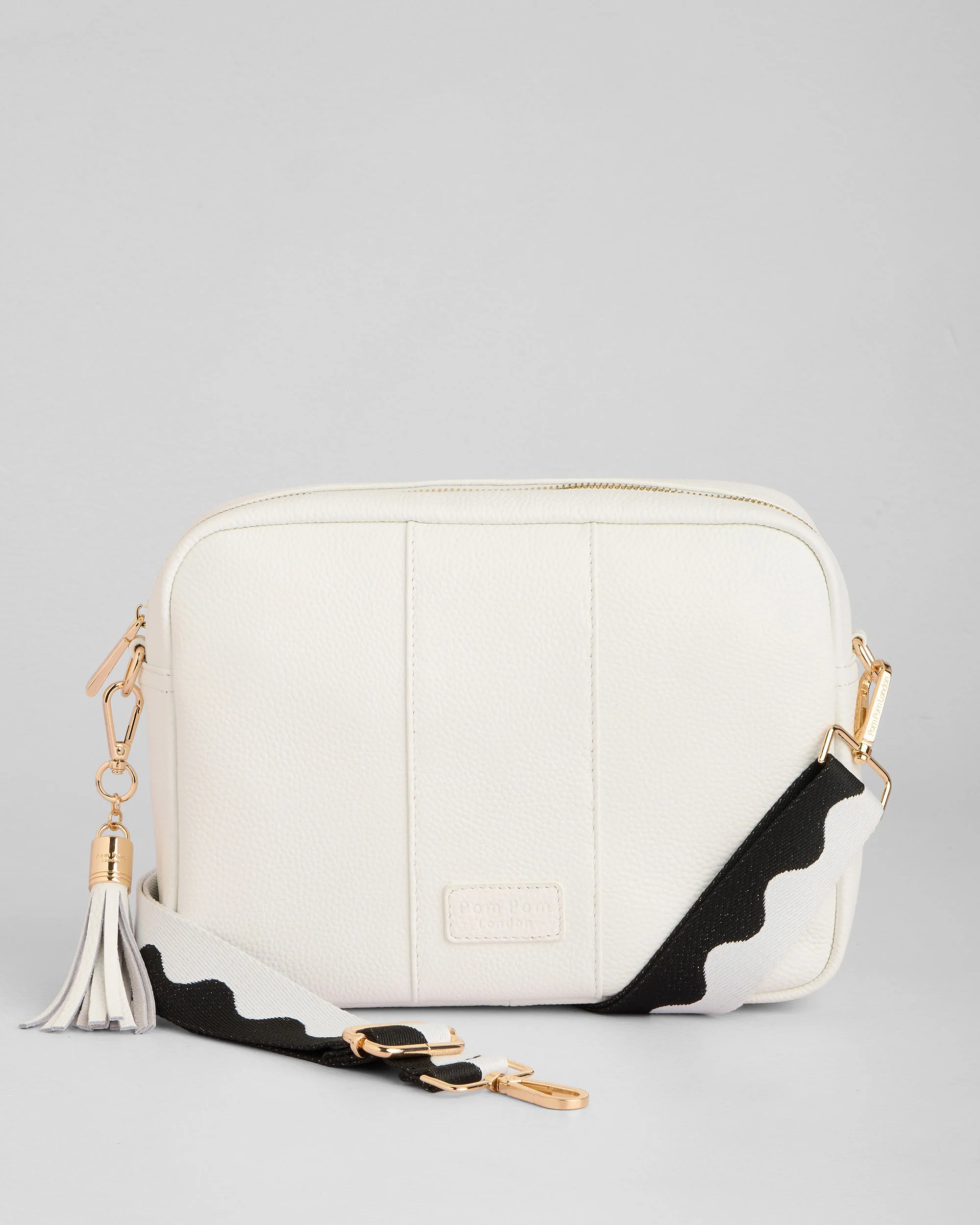 Pom Pom London City Plus Bag Bright White - Image 4