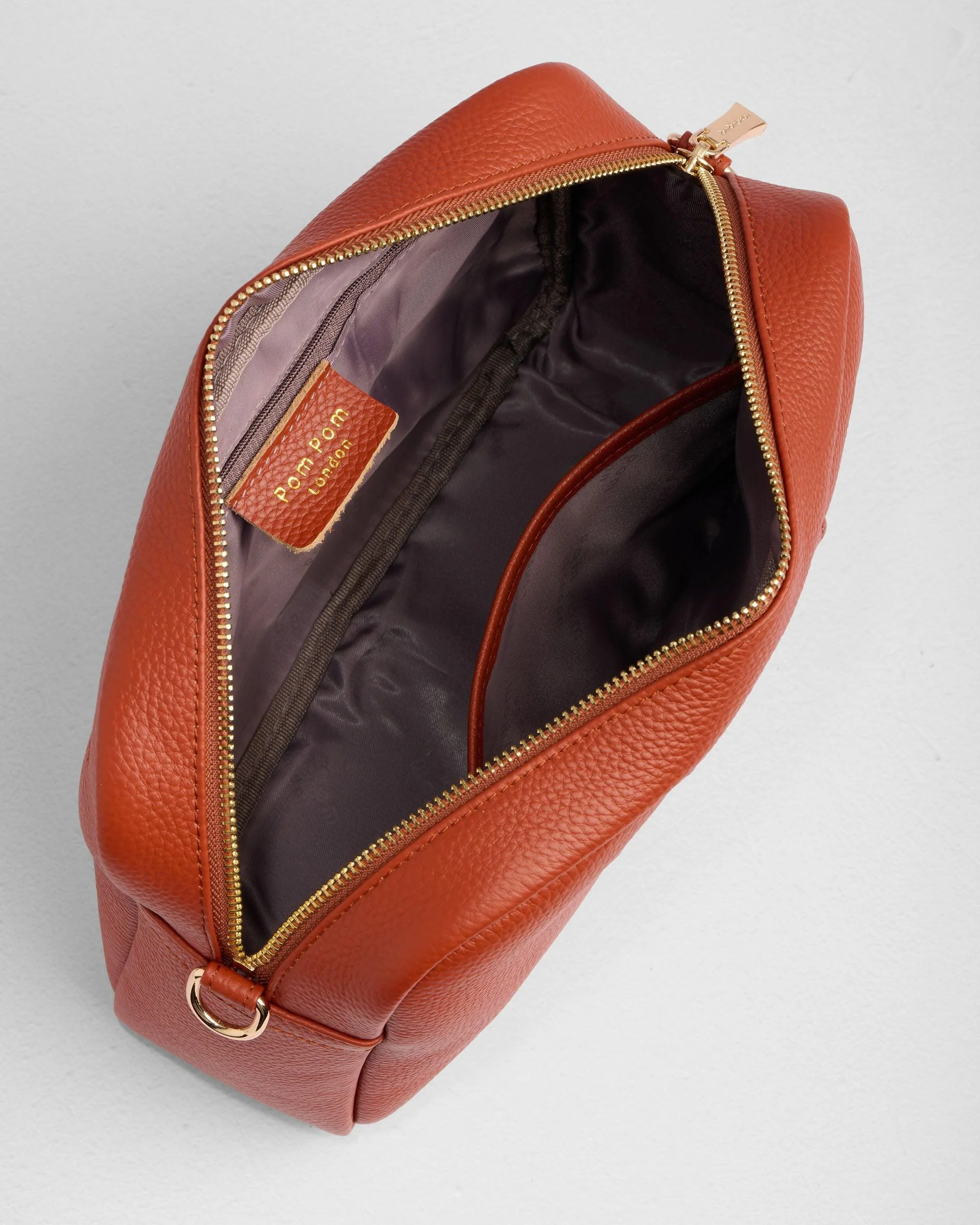 Pom Pom London City Plus Bag Burnt Orange - Image 6