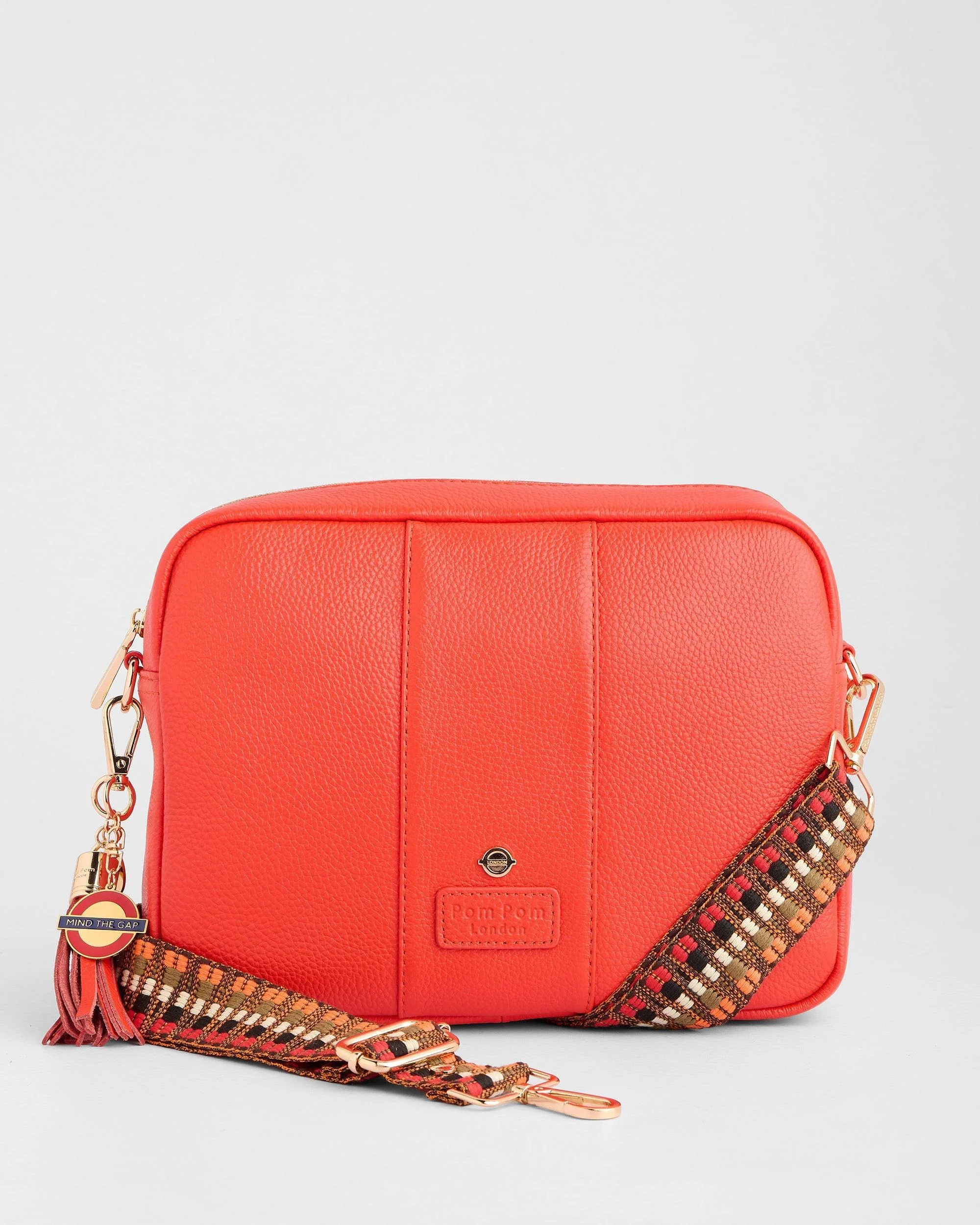 Pom Pom London City Plus Bag Central Line Red - Image 4