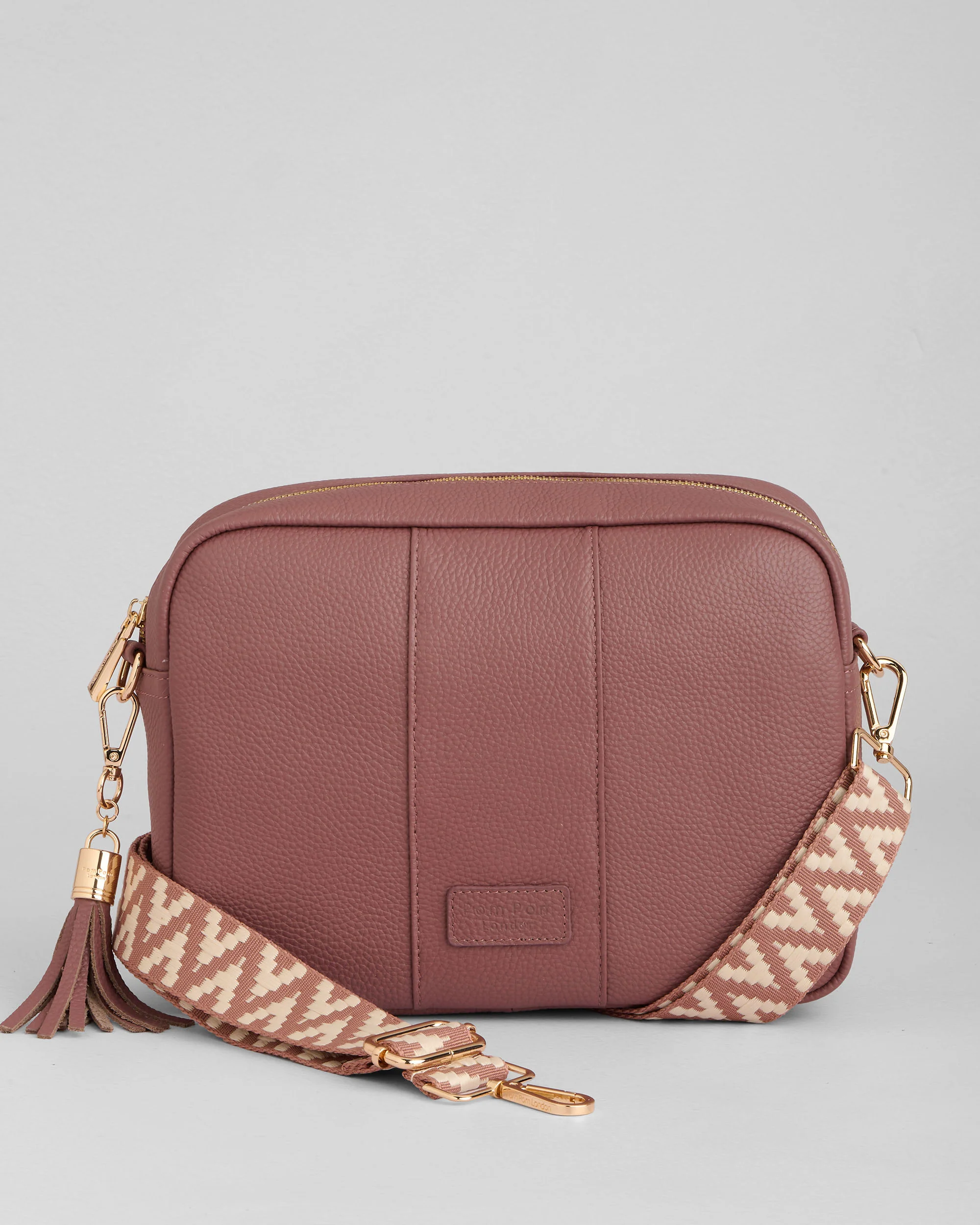 Pom Pom London City Plus Bag Dusky Orchid - Image 3