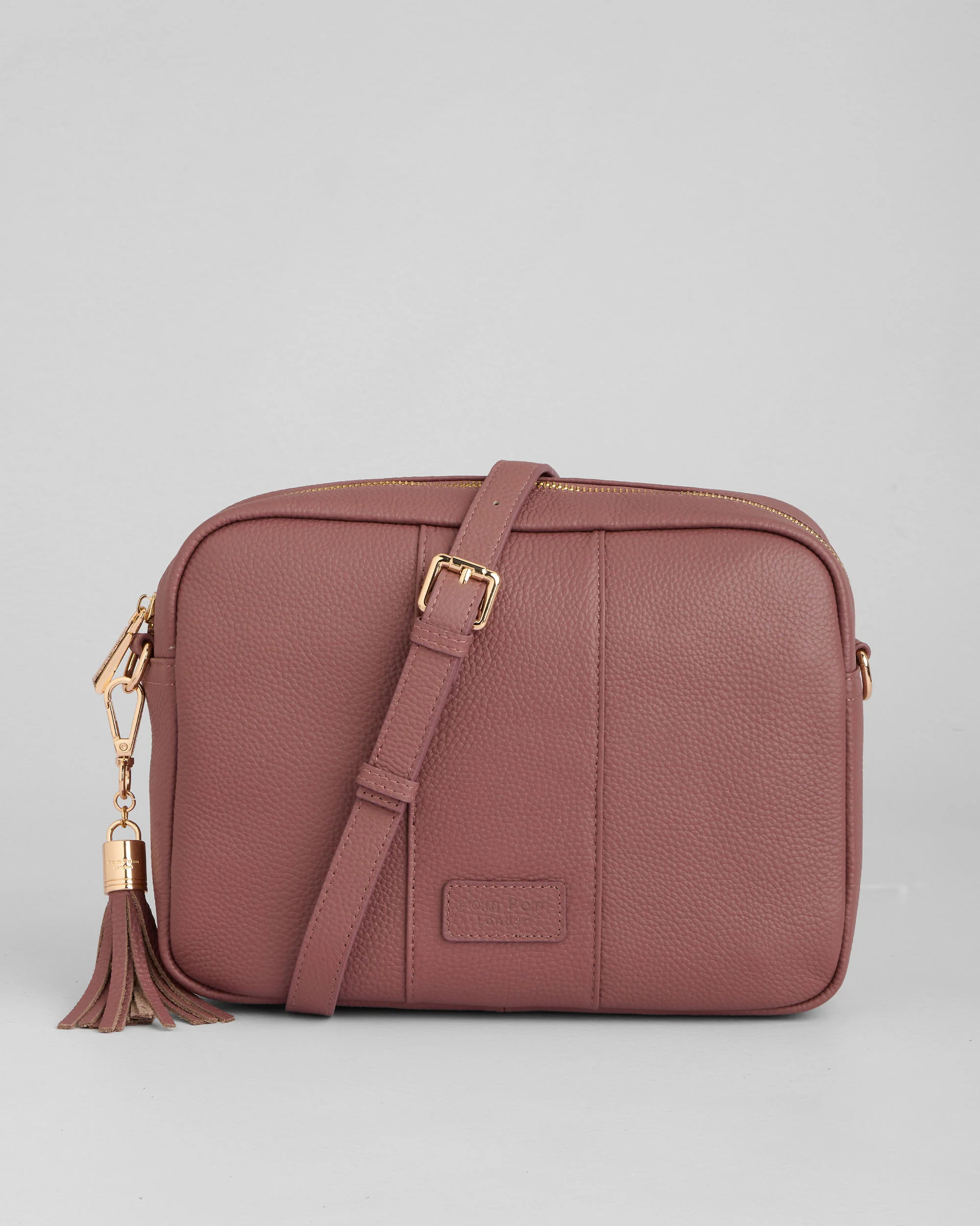 Pom Pom London City Plus Bag Dusky Orchid - Image 4