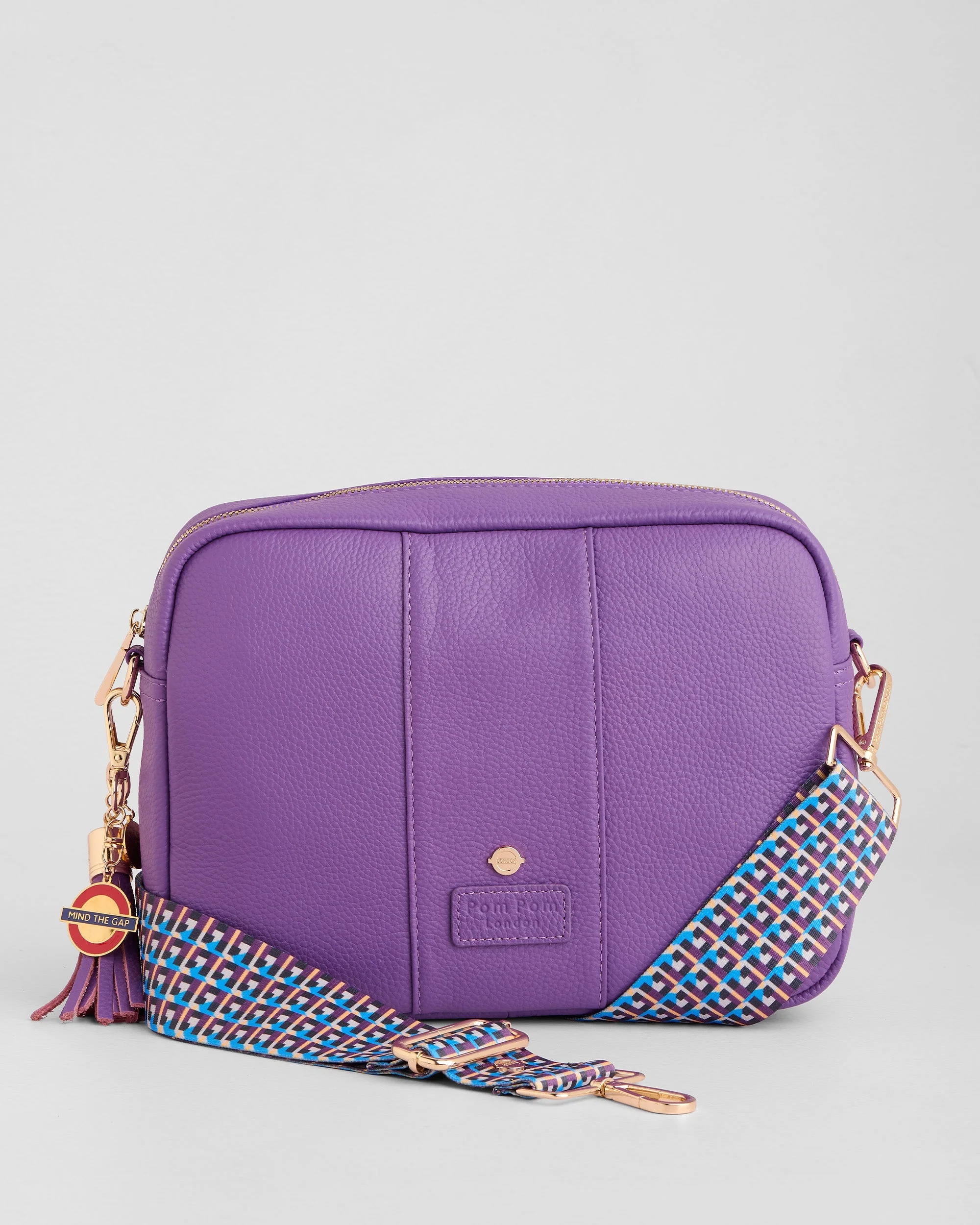 Pom Pom London City Plus Bag Elizabeth Line Purple - Image 4