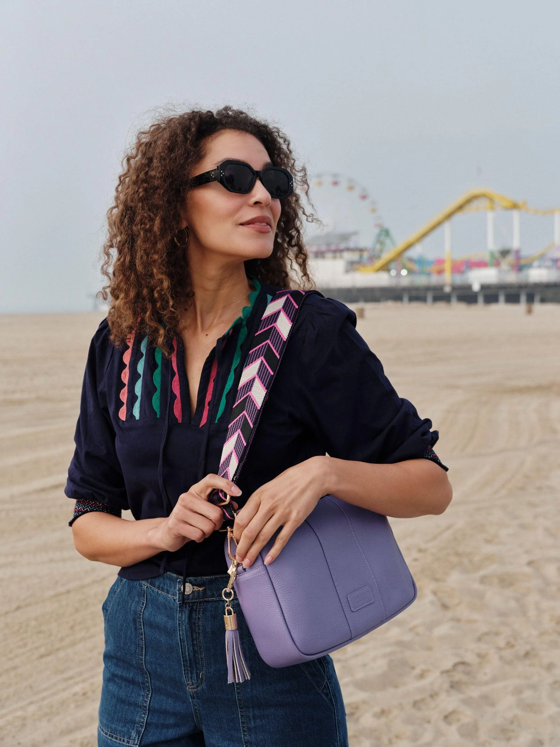 Pom Pom London City Plus Bag French Lavender - Image 2