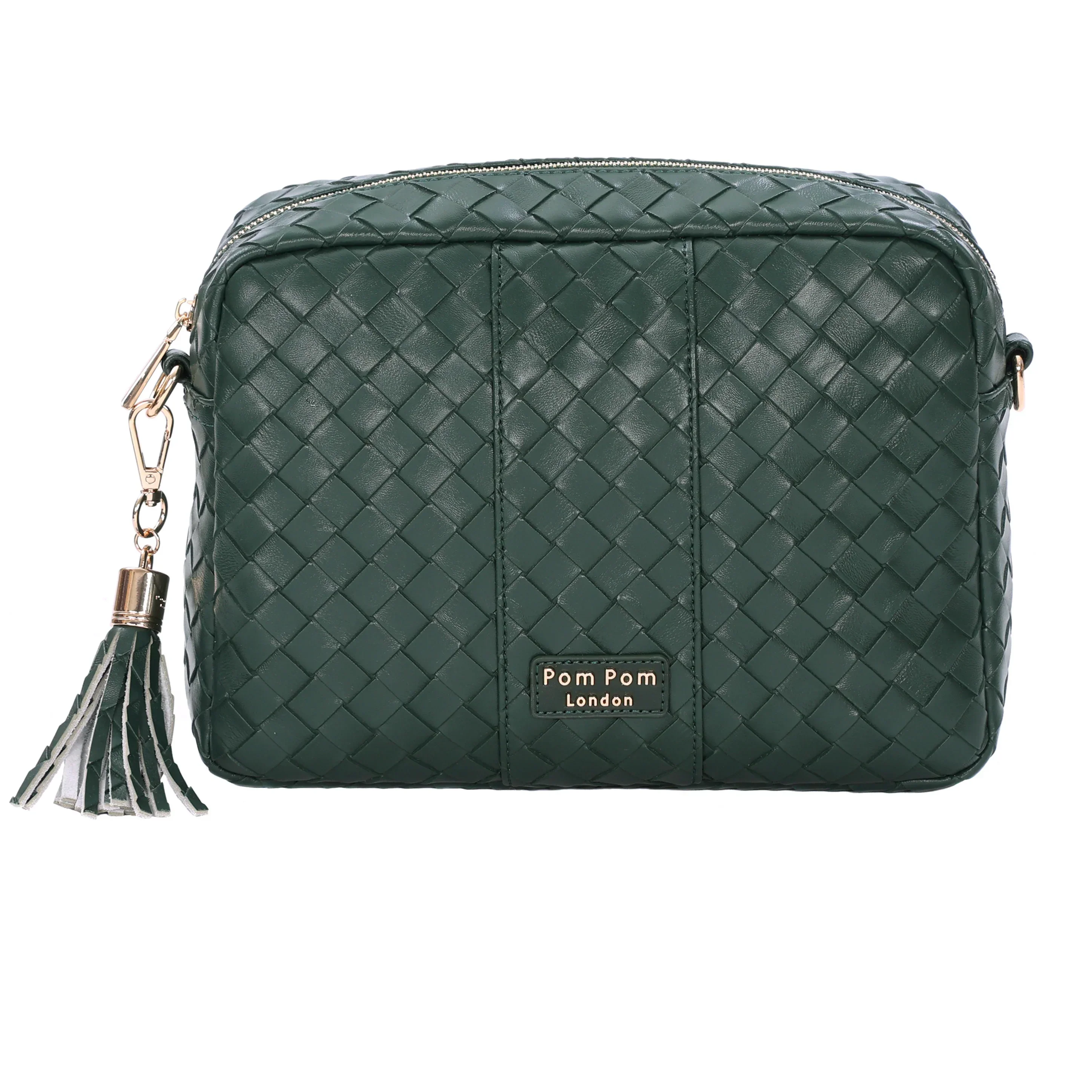 Pom Pom London City Plus Bag Lattice Green