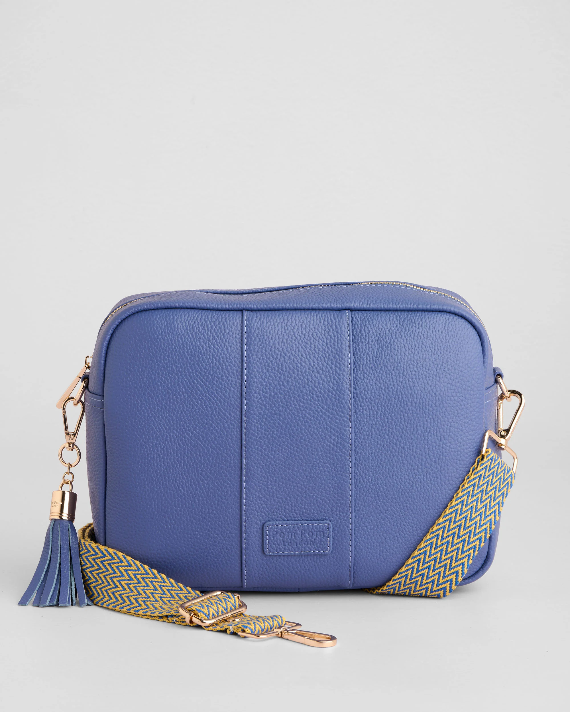 Pom Pom London City Plus Bag Lupin Blue - Image 3