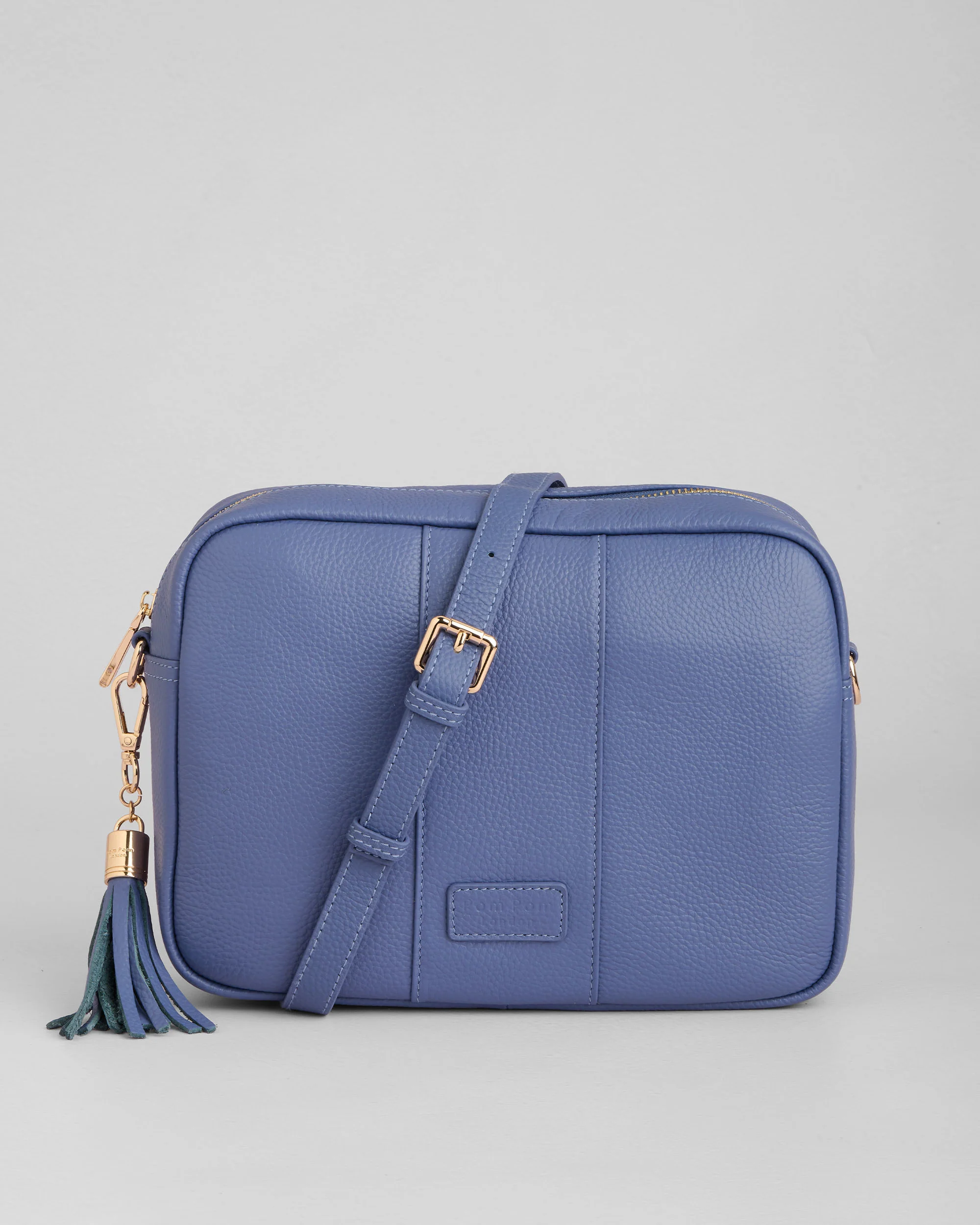 Pom Pom London City Plus Bag Lupin Blue - Image 4