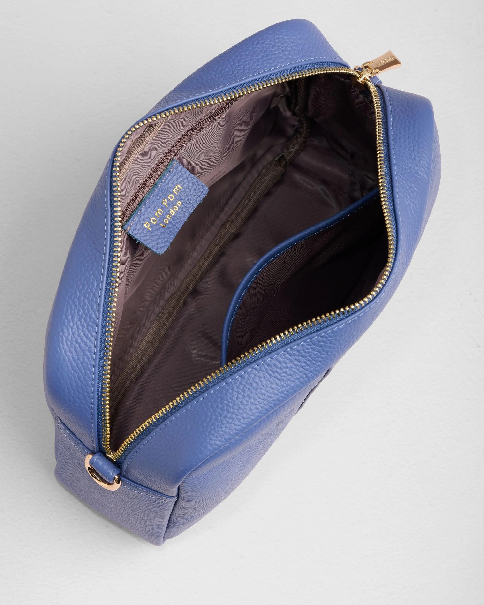 Pom Pom London City Plus Bag Lupin Blue - Image 6