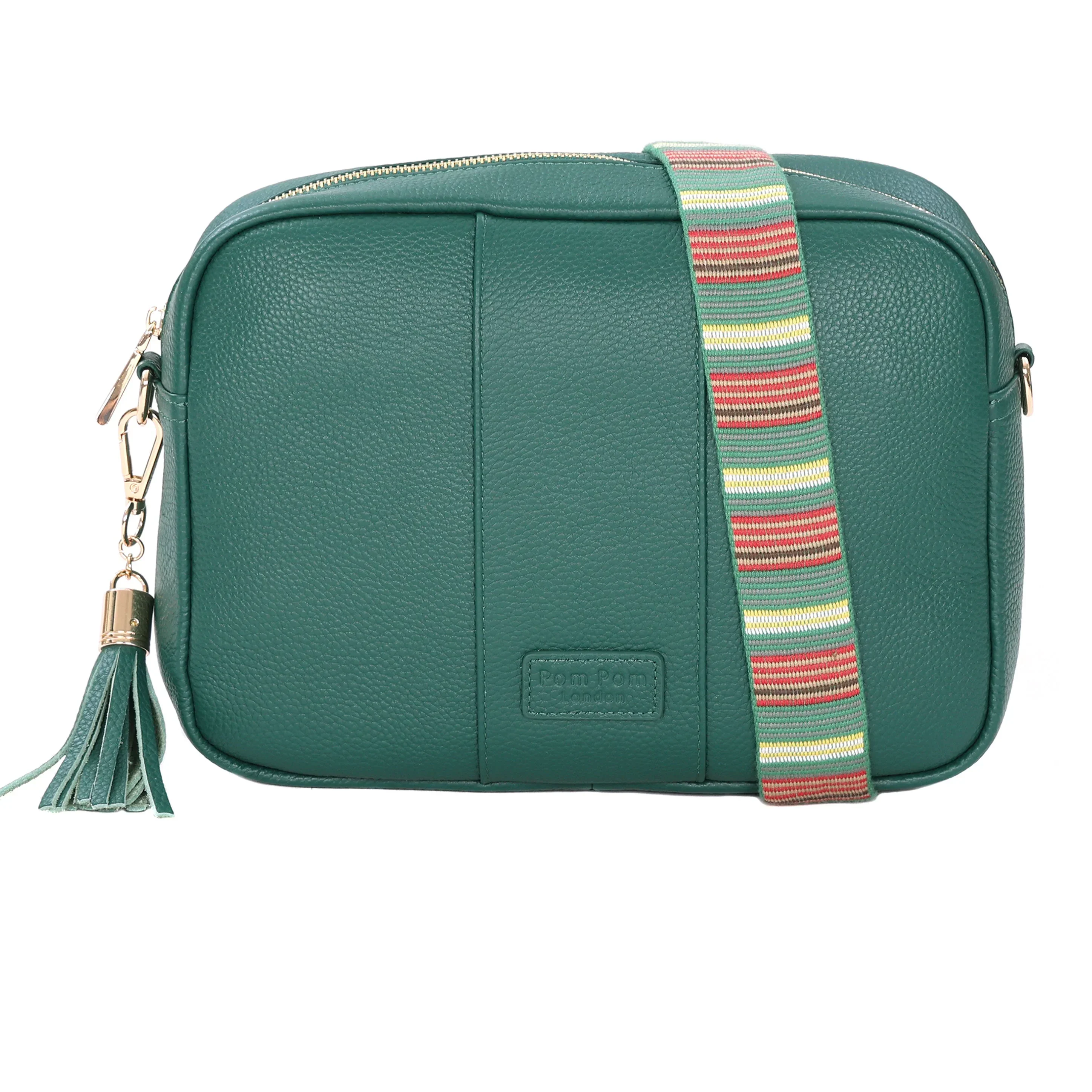 Pom Pom London City Plus Bag Madeira Green - Image 3