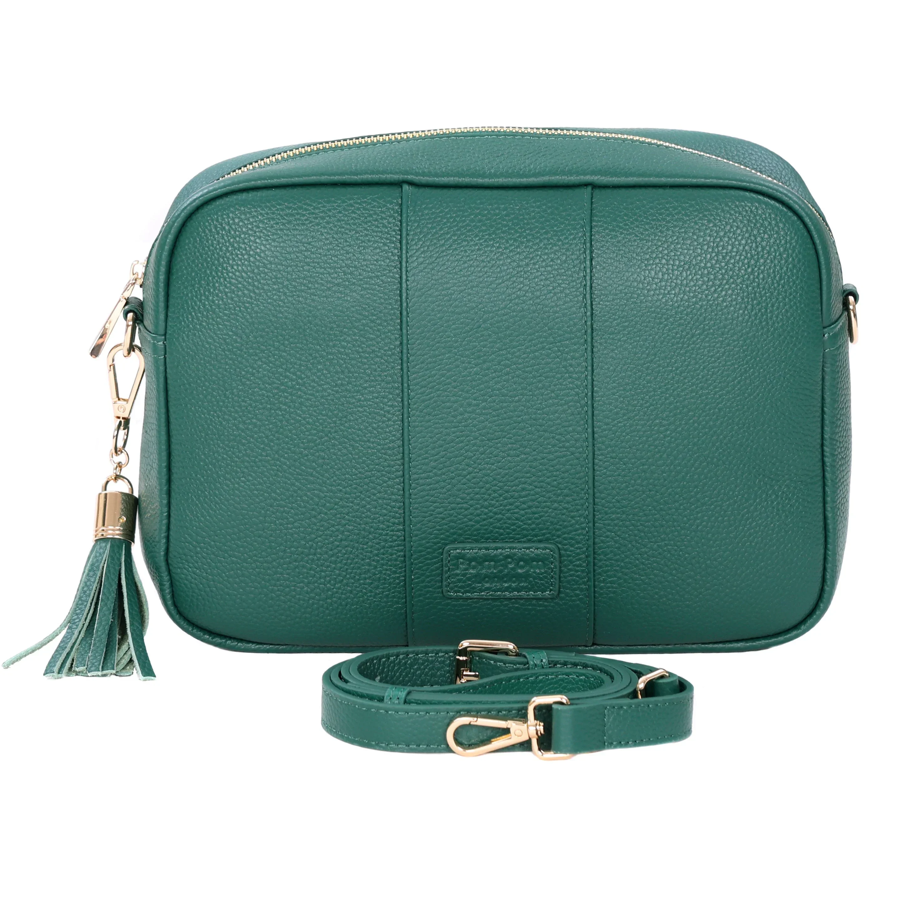 Pom Pom London City Plus Bag Madeira Green - Image 4