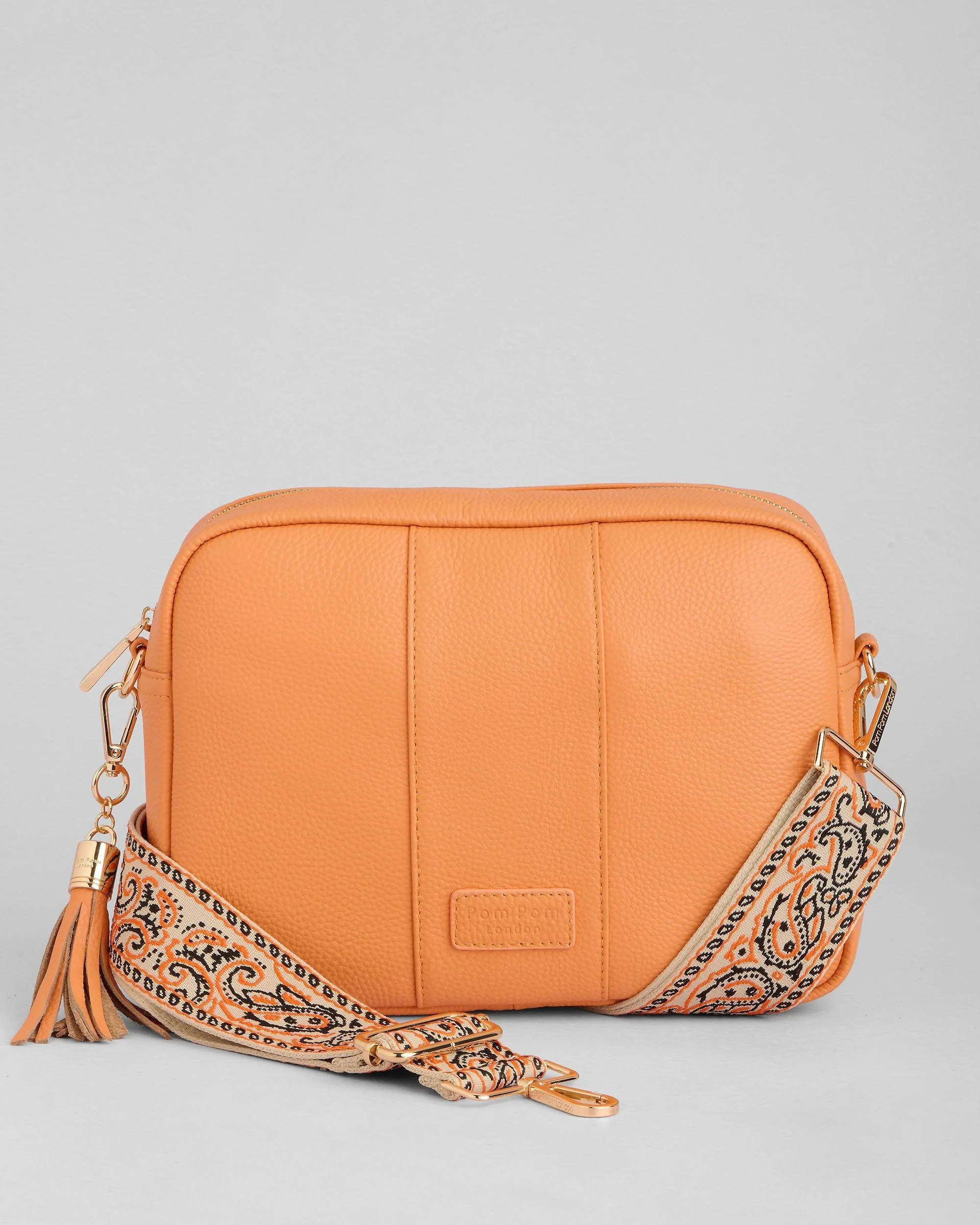Pom Pom London City Plus Bag Mango Tango - Image 4