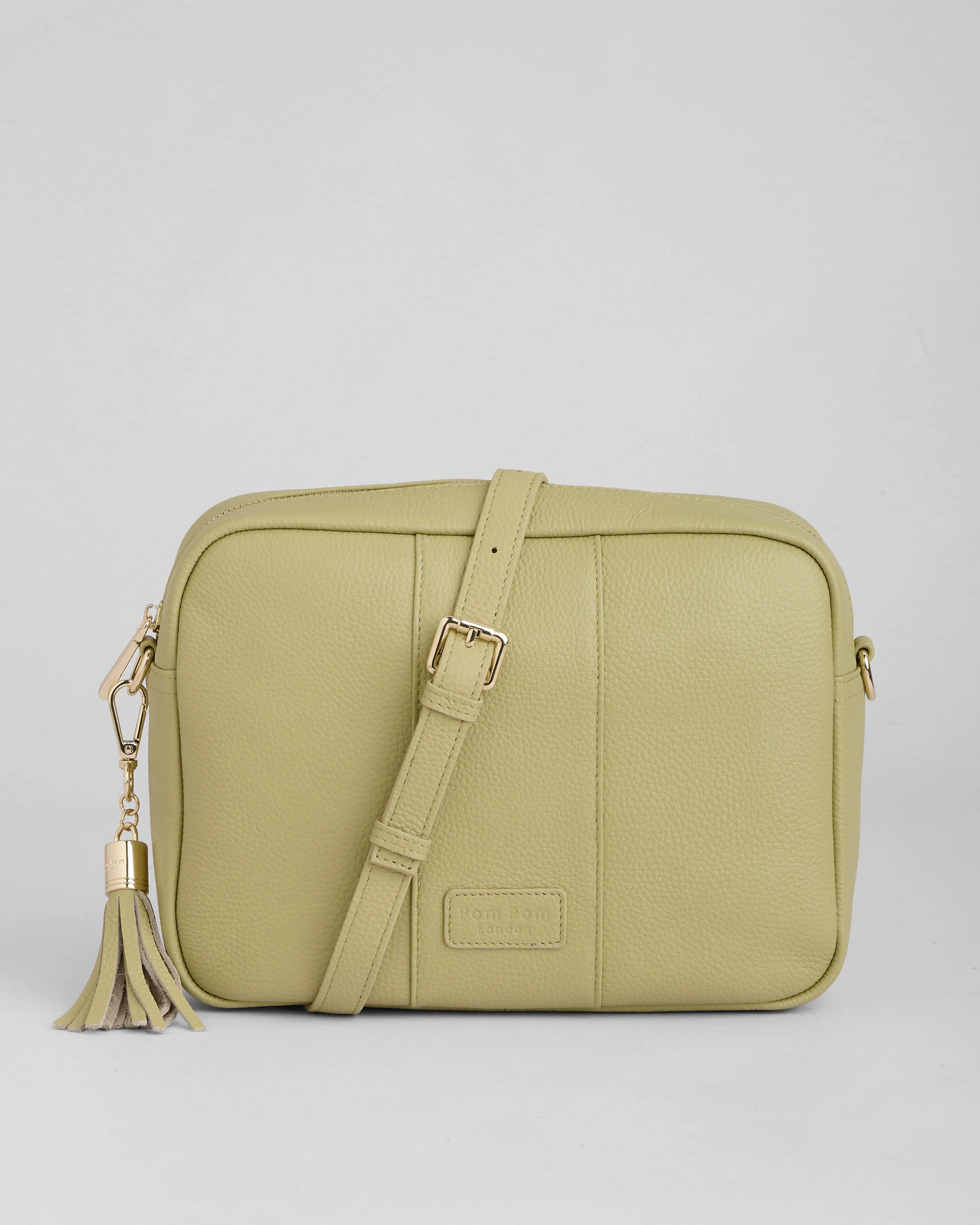 Pom Pom London City Plus Bag Pale Fern - Image 4