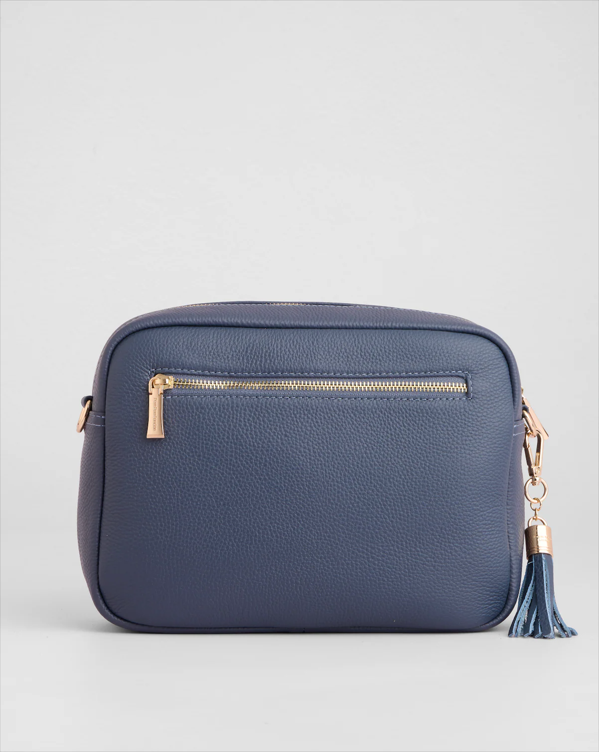 Pom Pom London City Plus Bag Slate Blue - Image 4