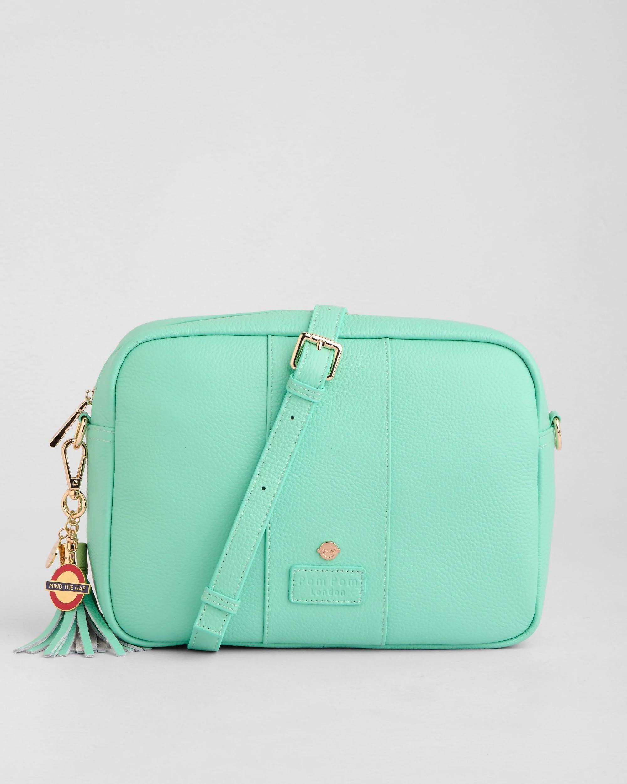 Pom Pom London City Plus Bag Waterloo & City Line Aqua - Image 4