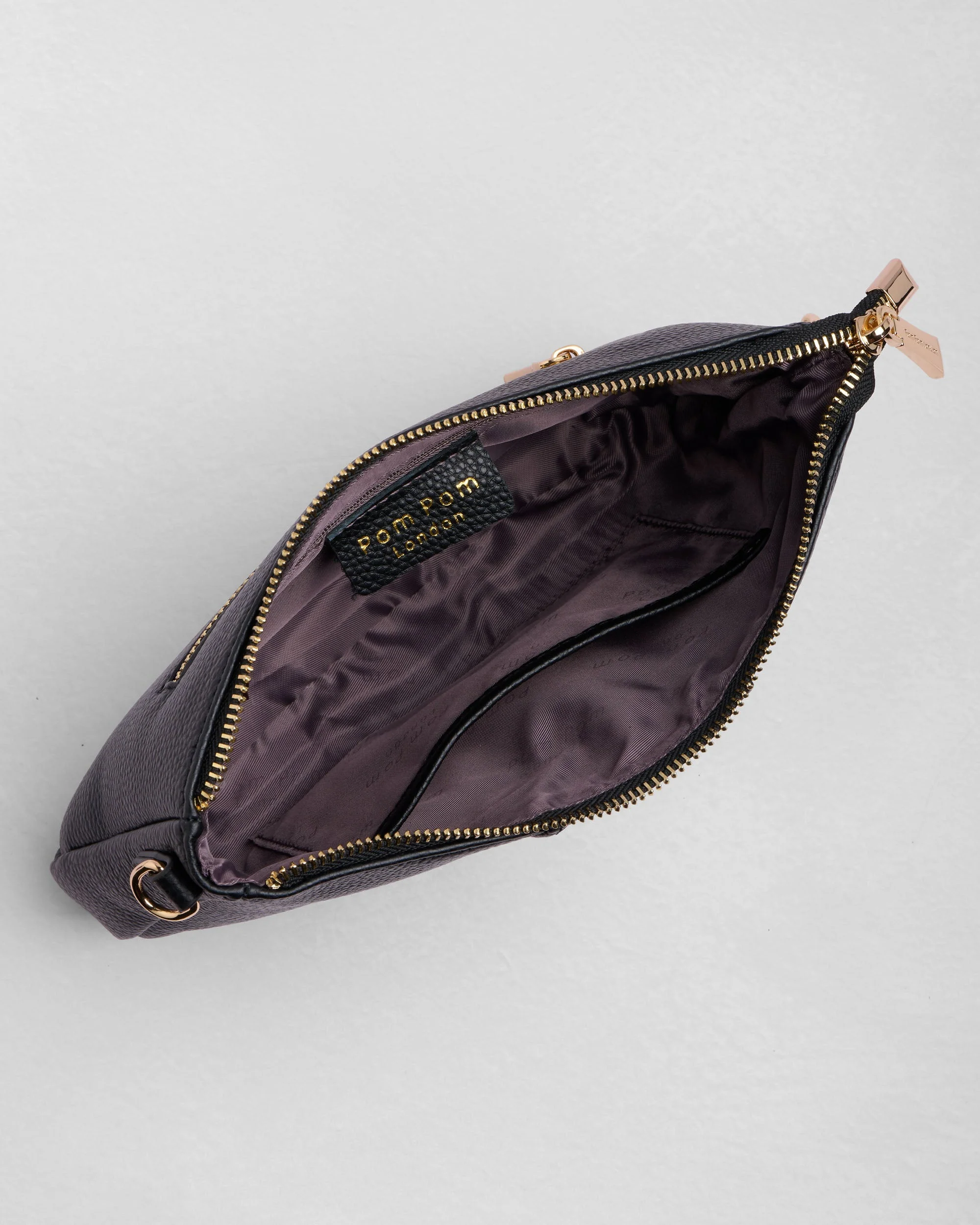 Pom Pom London City Slim Bag Black - Image 6