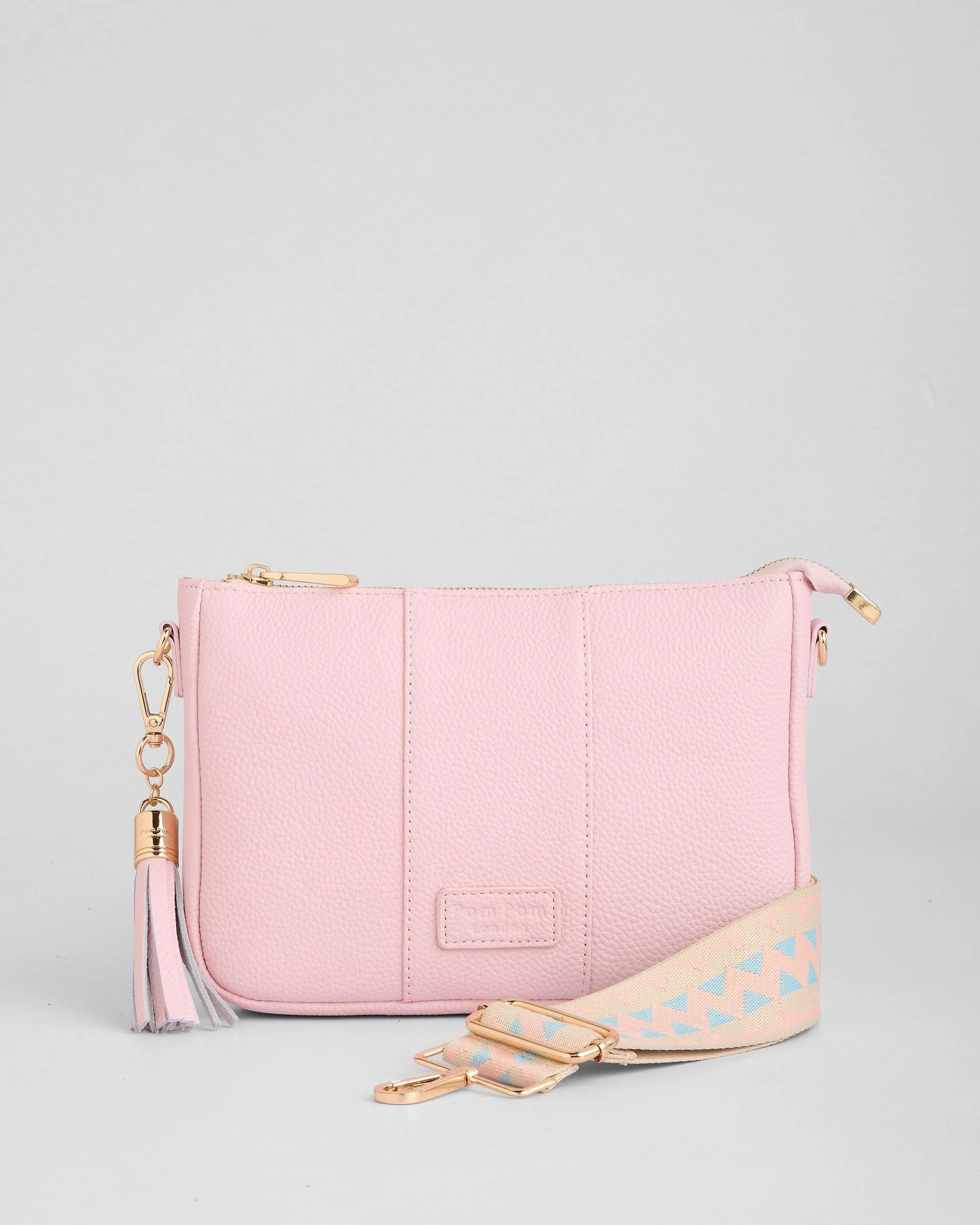 Pom Pom London City Slim Bag Cherry Blossom Pink - Image 3