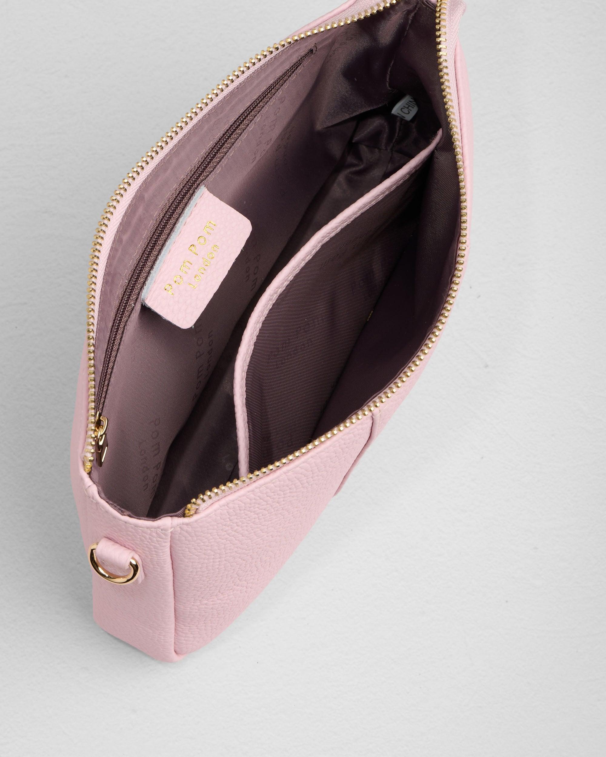 Pom Pom London City Slim Bag Cherry Blossom Pink - Image 6