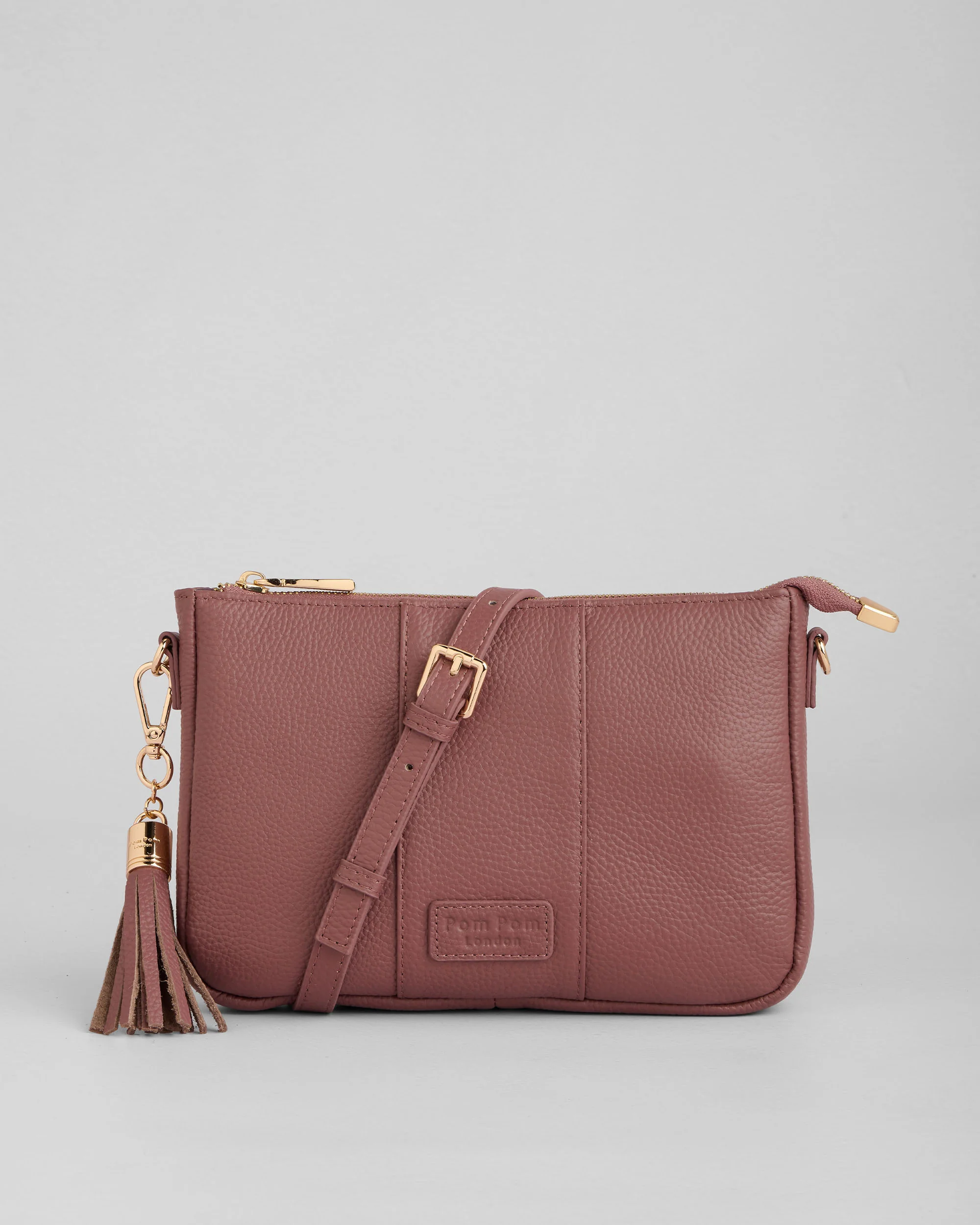 Pom Pom London City Slim Bag Dusky Orchid - Image 3