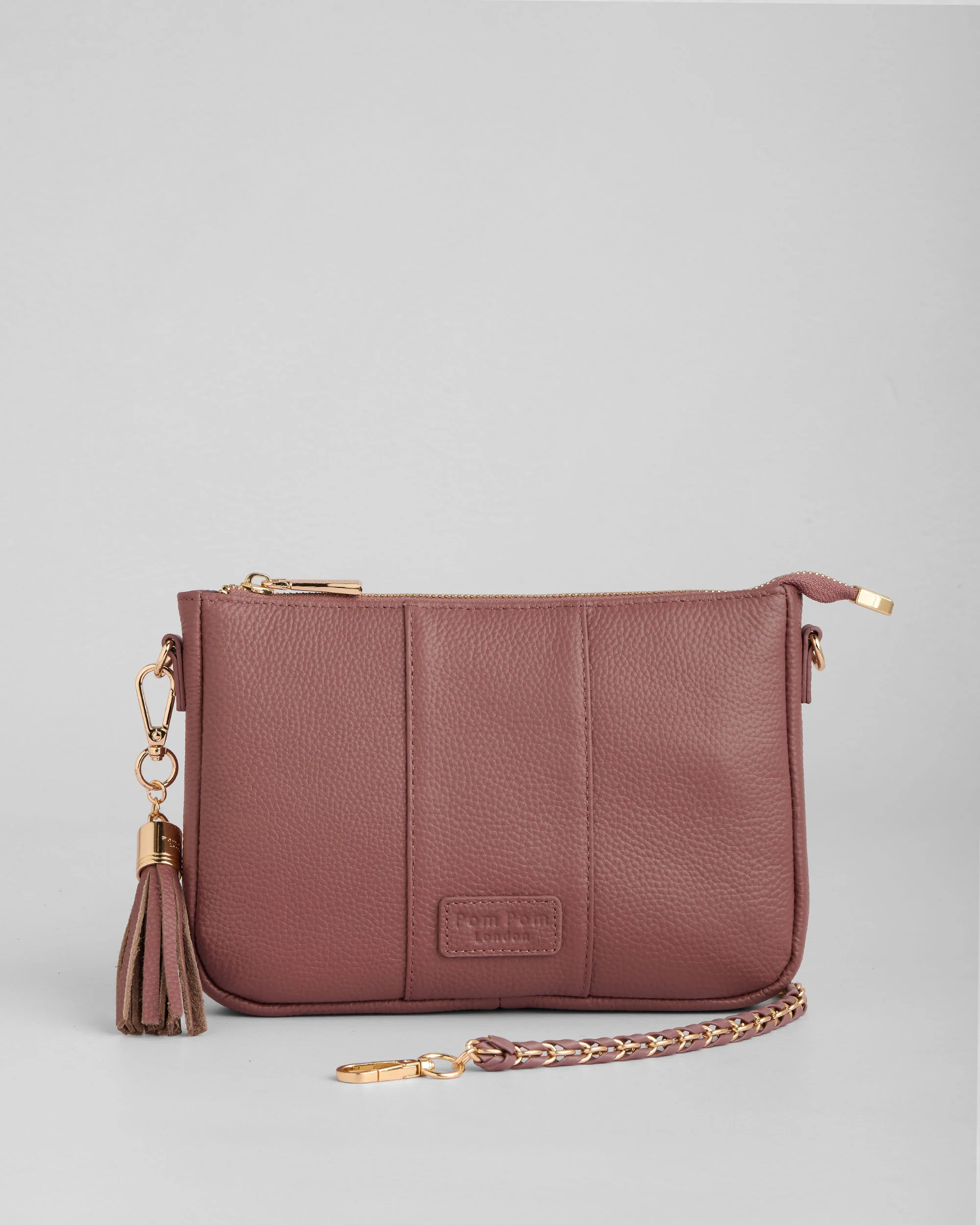 Pom Pom London City Slim Bag Dusky Orchid - Image 4
