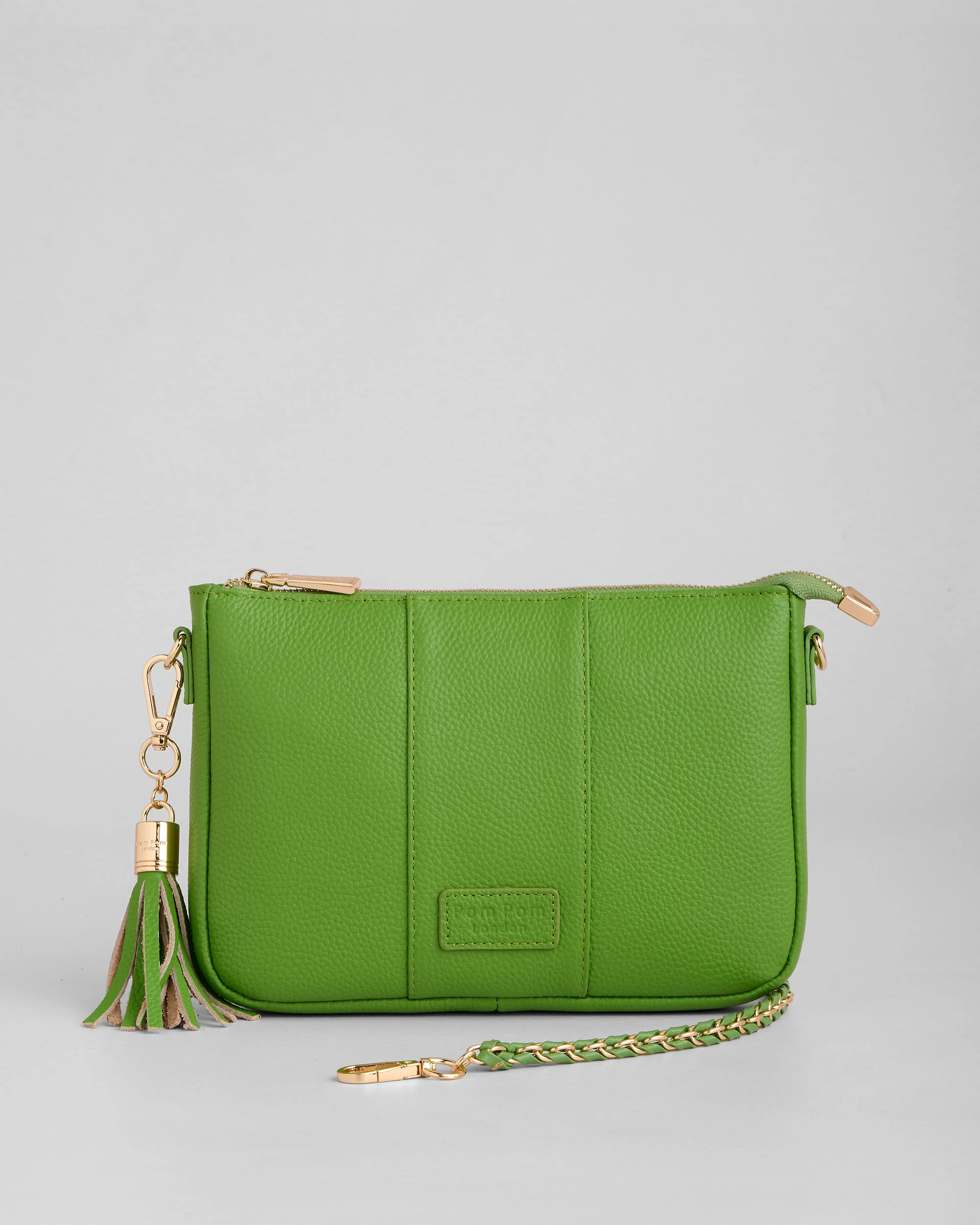 Pom Pom London City Slim Bag Frog Green - Image 3