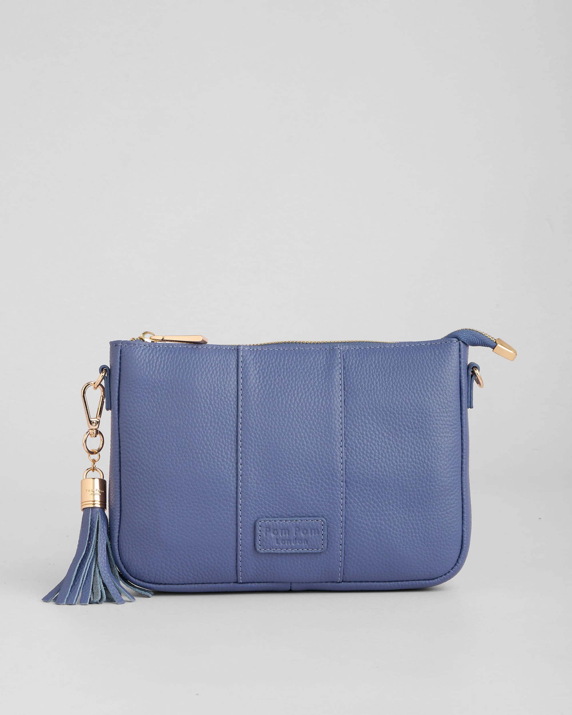 Pom Pom London City Slim Bag Lupin Blue