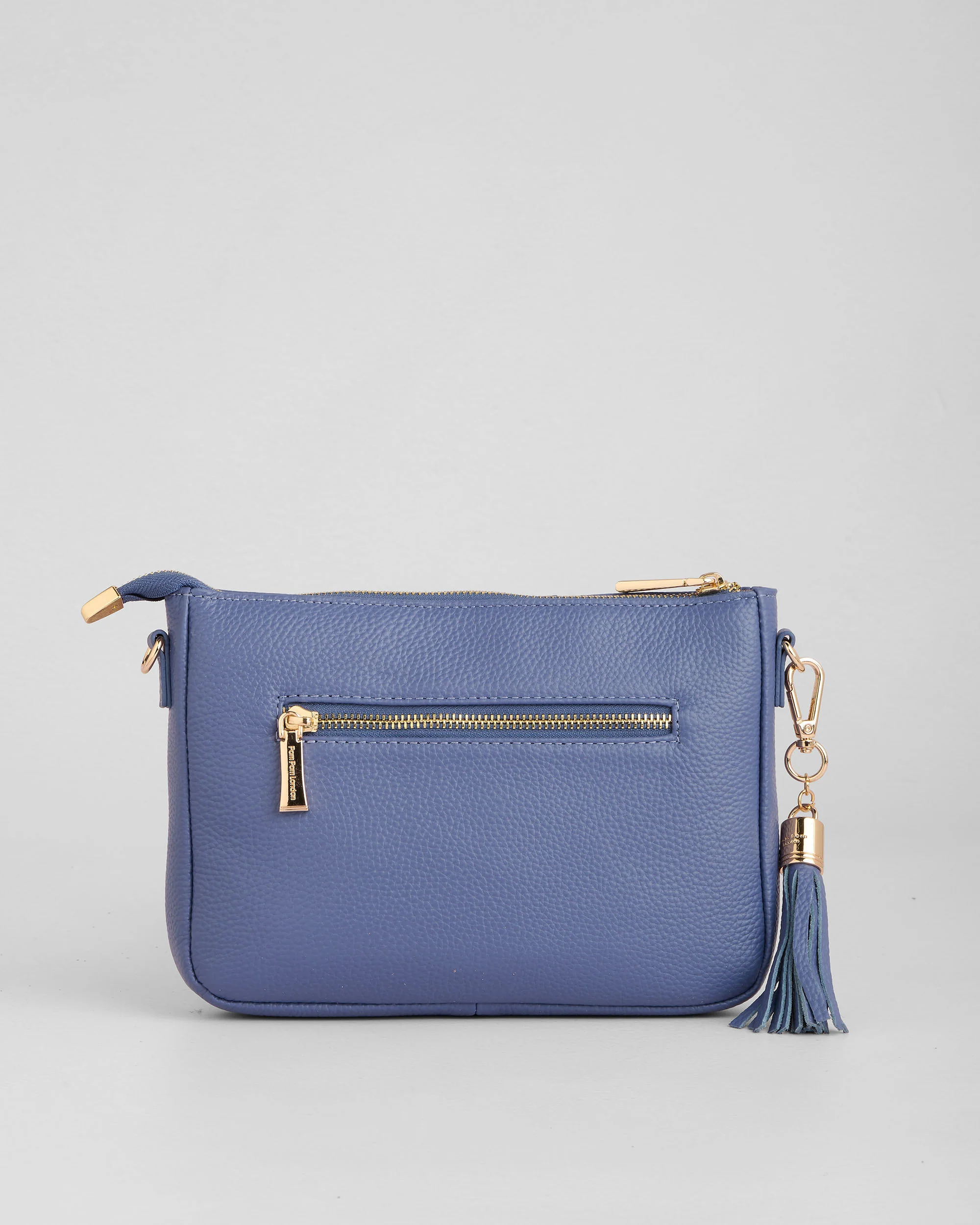 Pom Pom London City Slim Bag Lupin Blue - Image 5