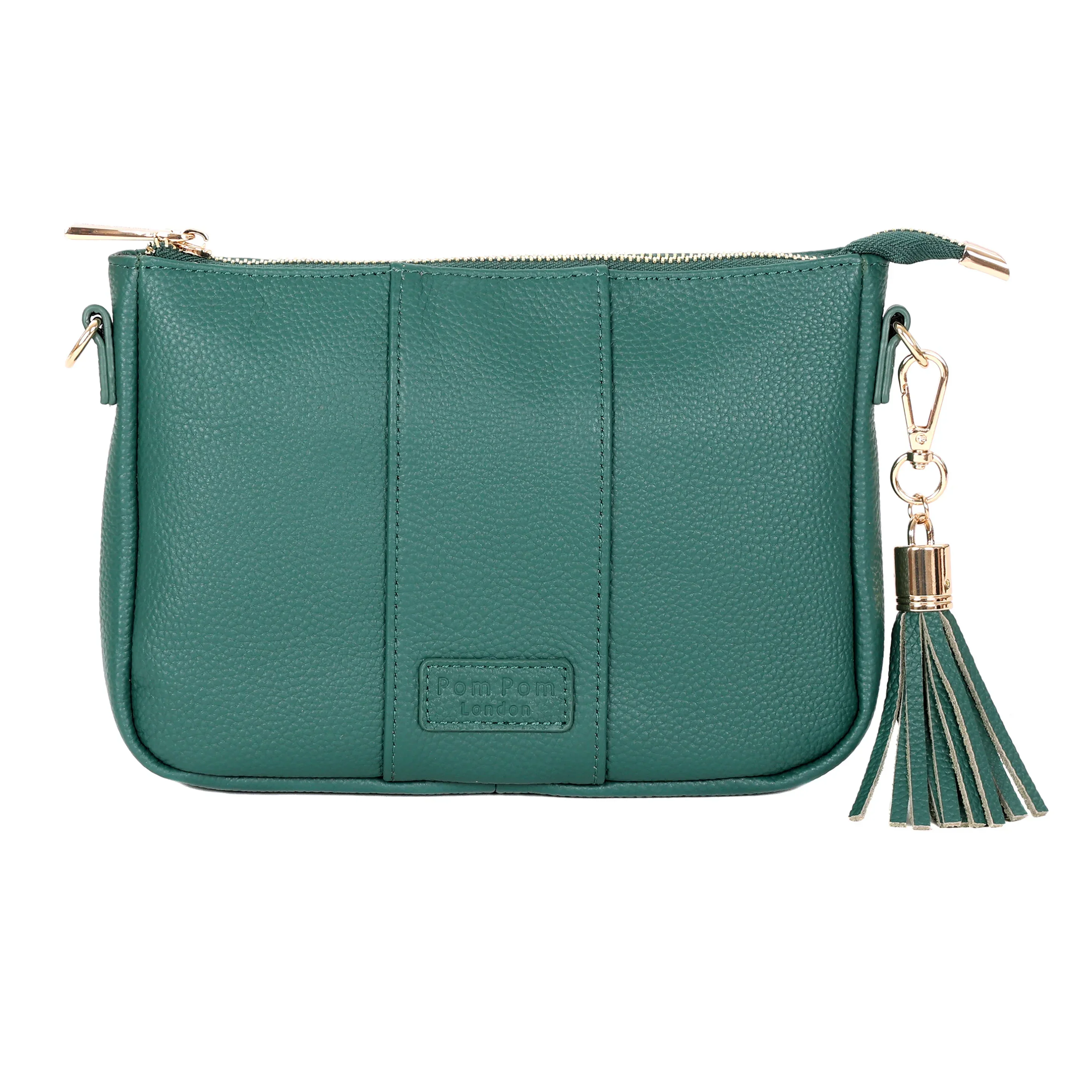 Pom Pom London City Slim Bag Madeira Green