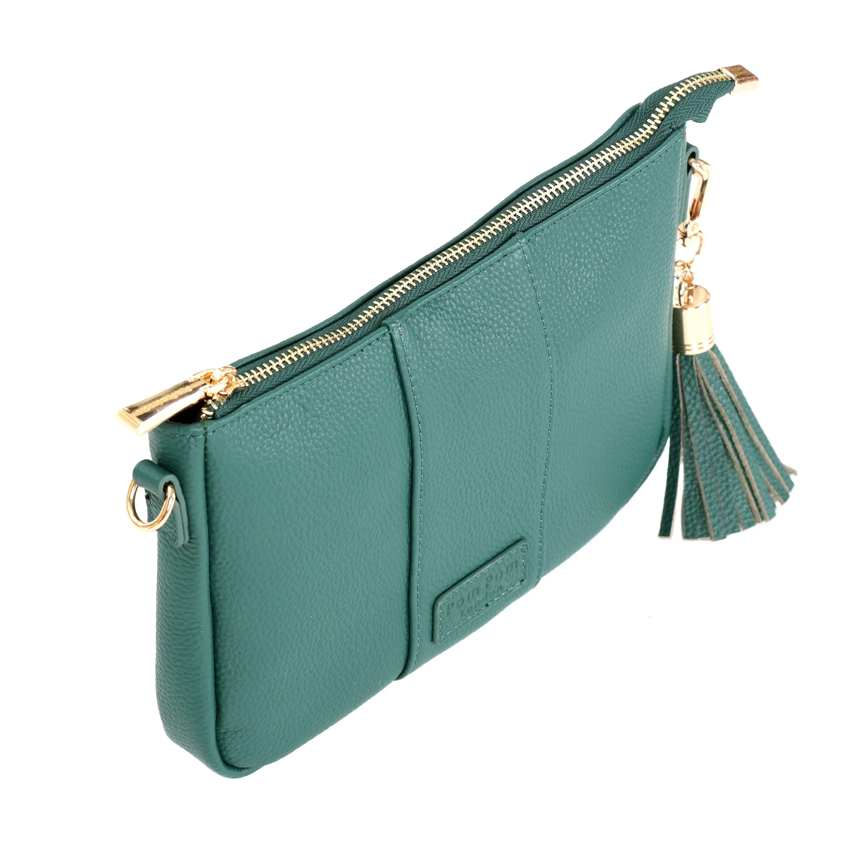 Pom Pom London City Slim Bag Madeira Green - Image 4