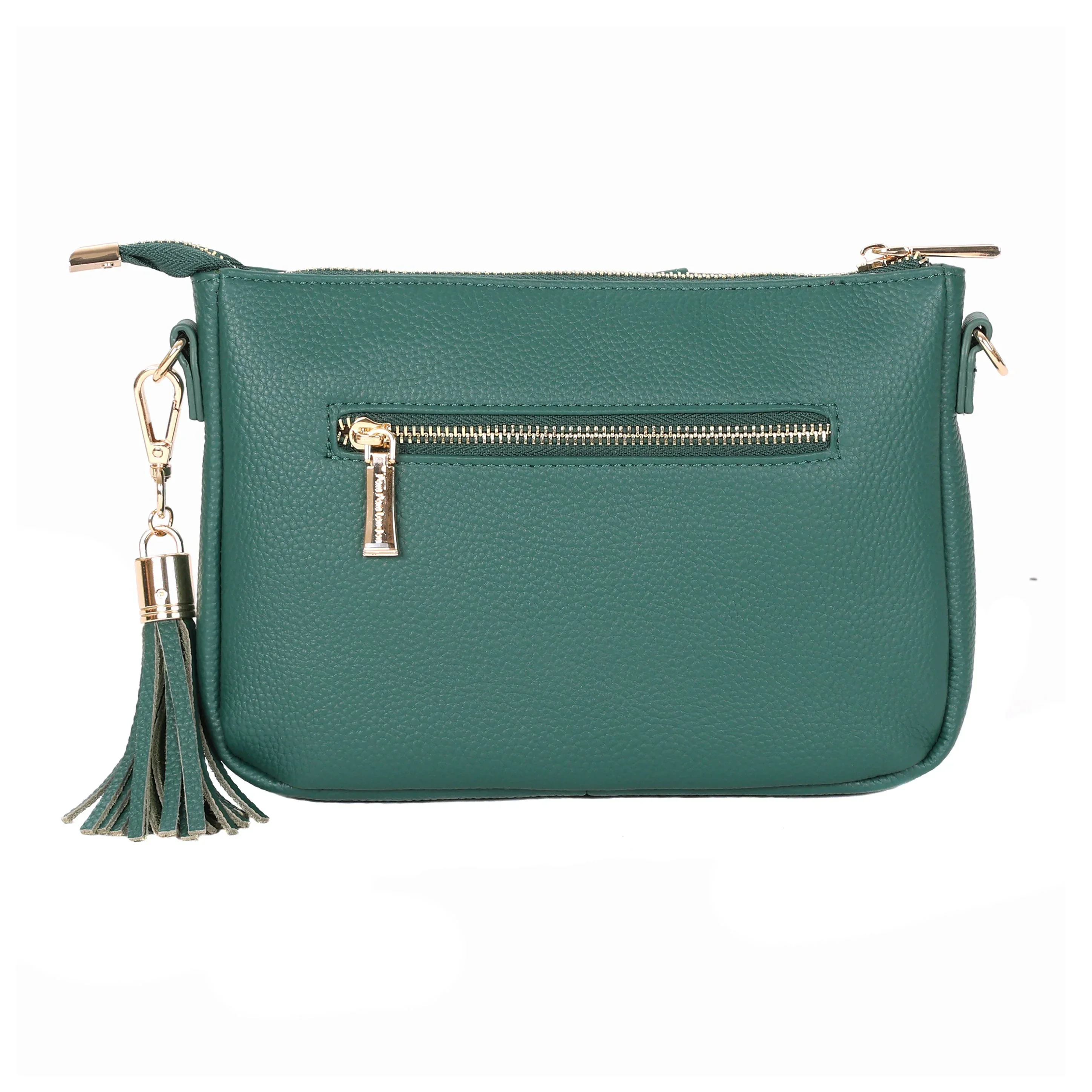 Pom Pom London City Slim Bag Madeira Green - Image 5