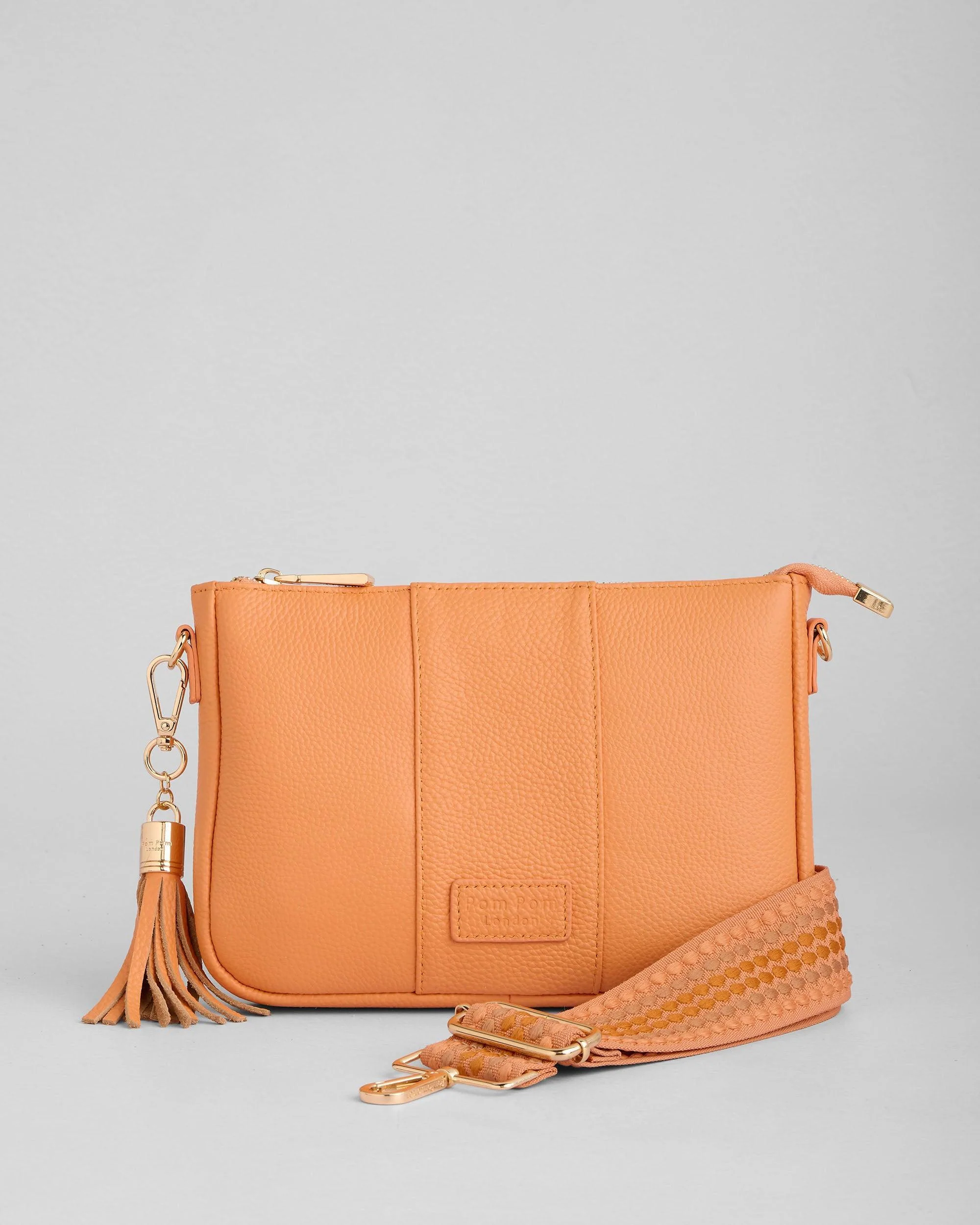 Pom Pom London City Slim Bag Mango Tango - Image 3