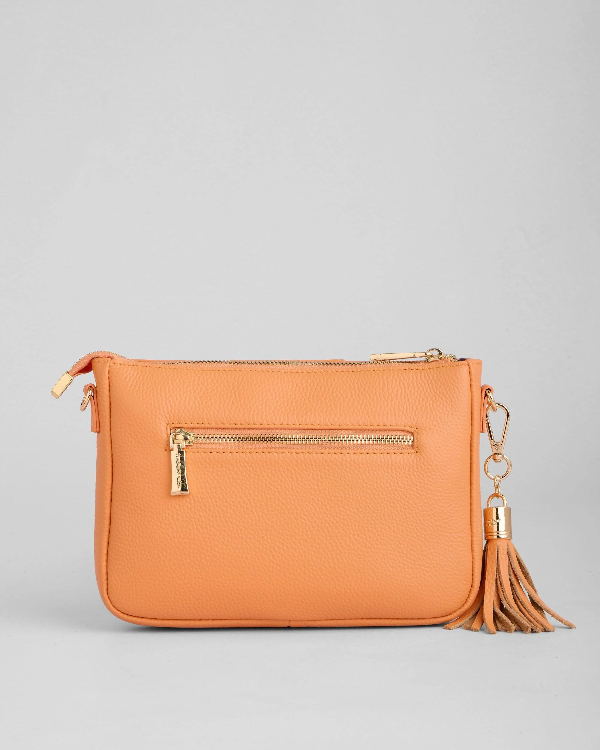 Pom Pom London City Slim Bag Mango Tango - Image 5