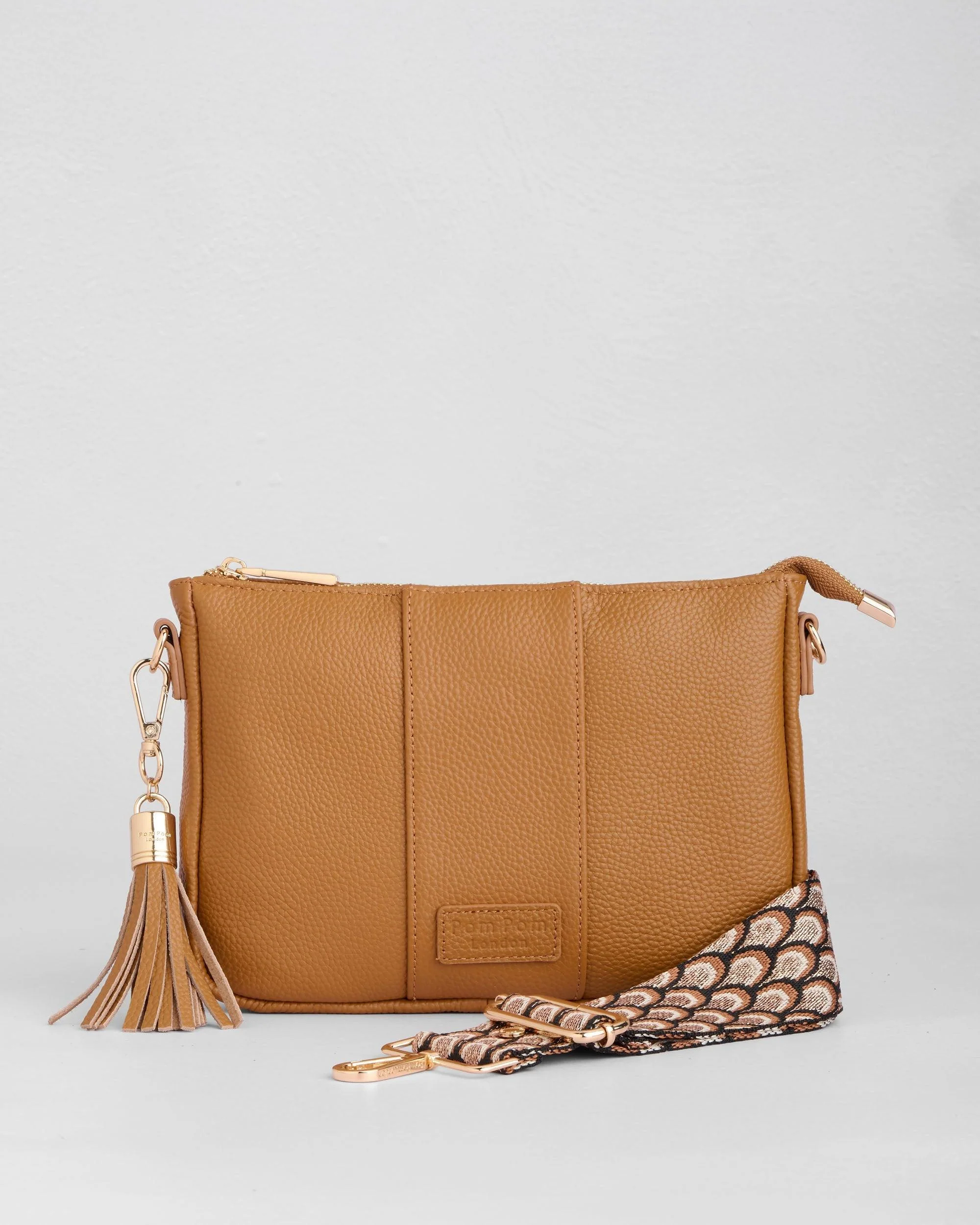 Pom Pom London City Slim Bag Maple - Image 3