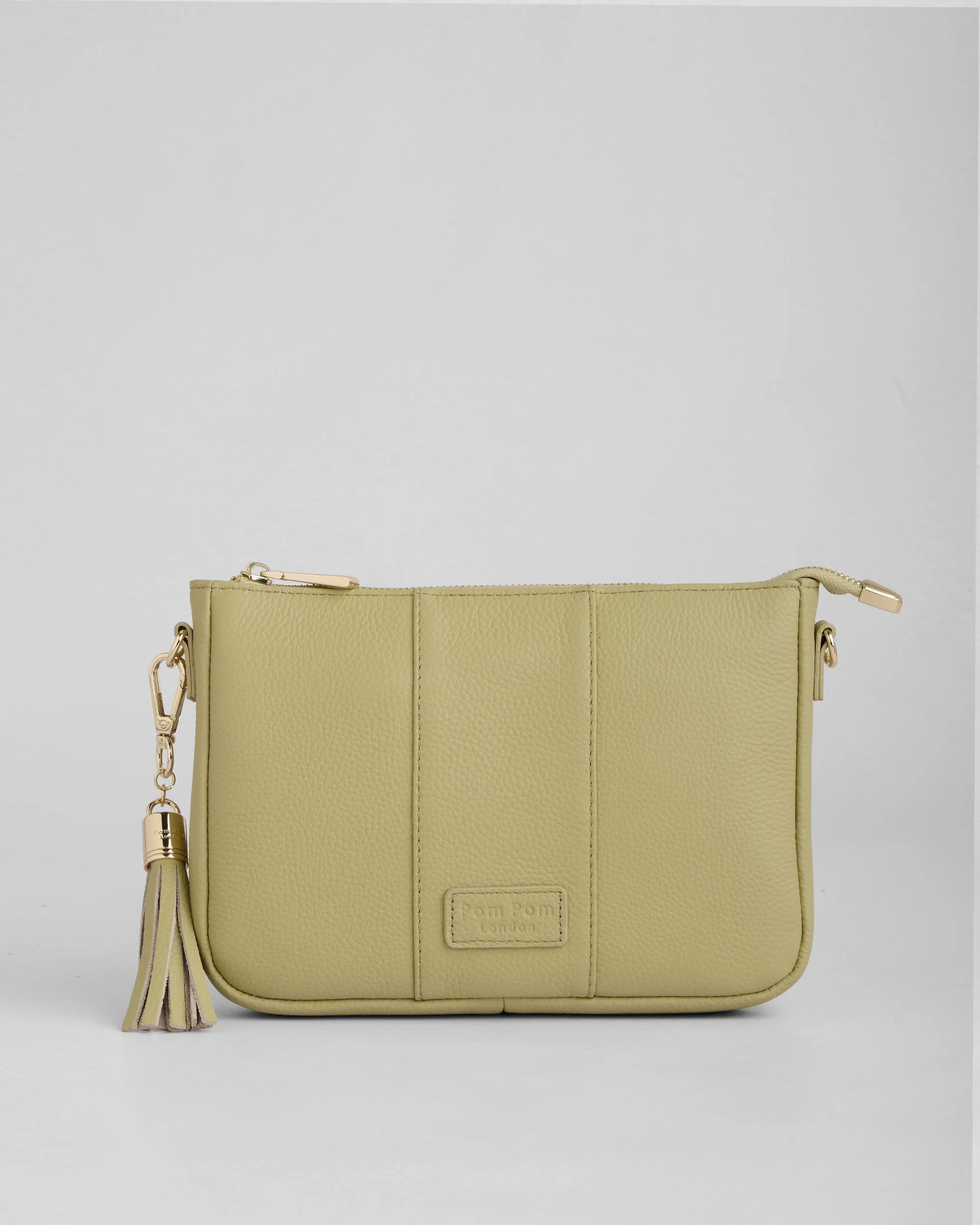 Pom Pom London City Slim Bag Pale Fern