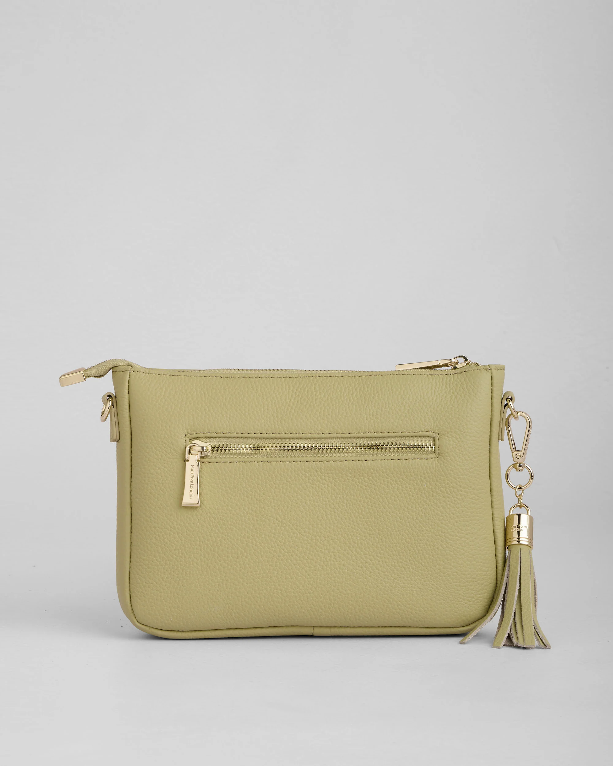 Pom Pom London City Slim Bag Pale Fern - Image 5