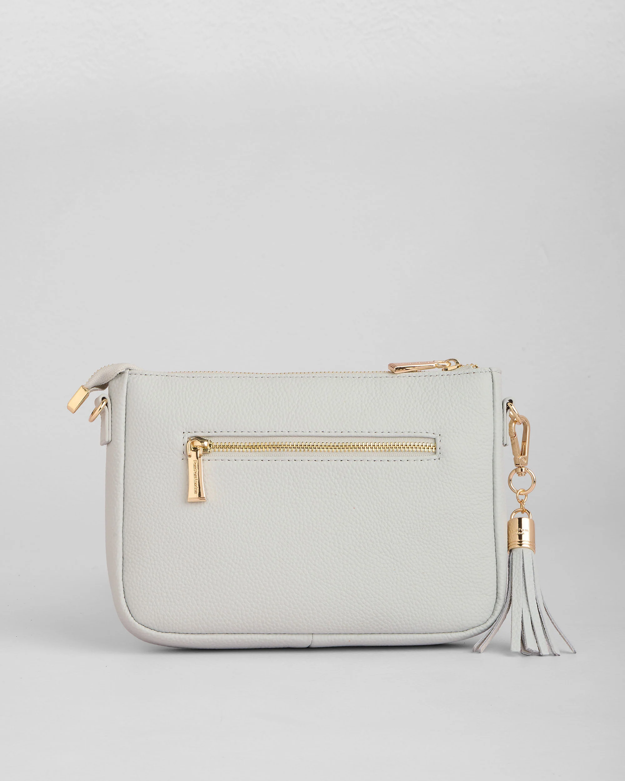 Pom Pom London City Slim Bag Salt Grey - Image 5