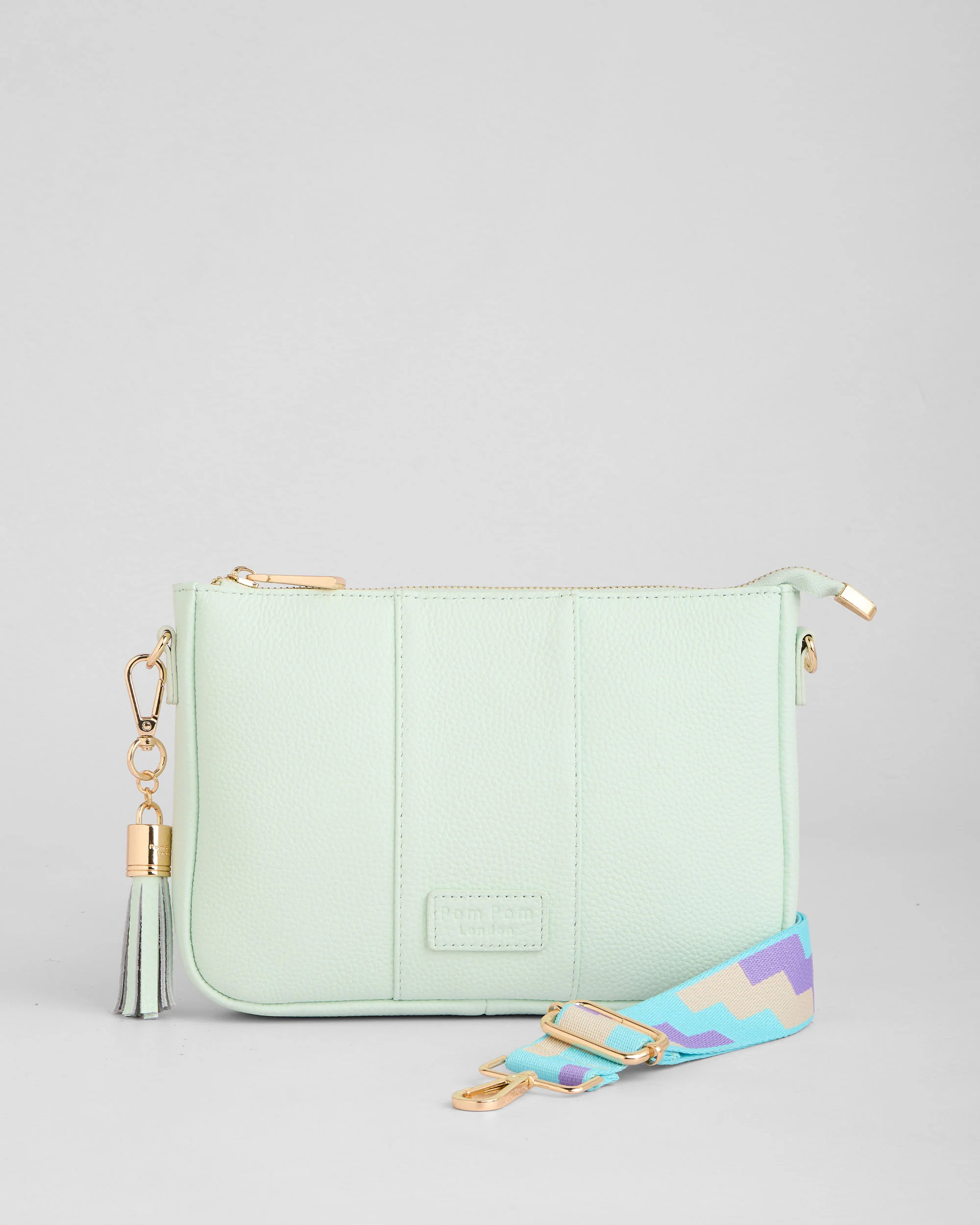 Pom Pom London City Slim Bag Spearmint - Image 3