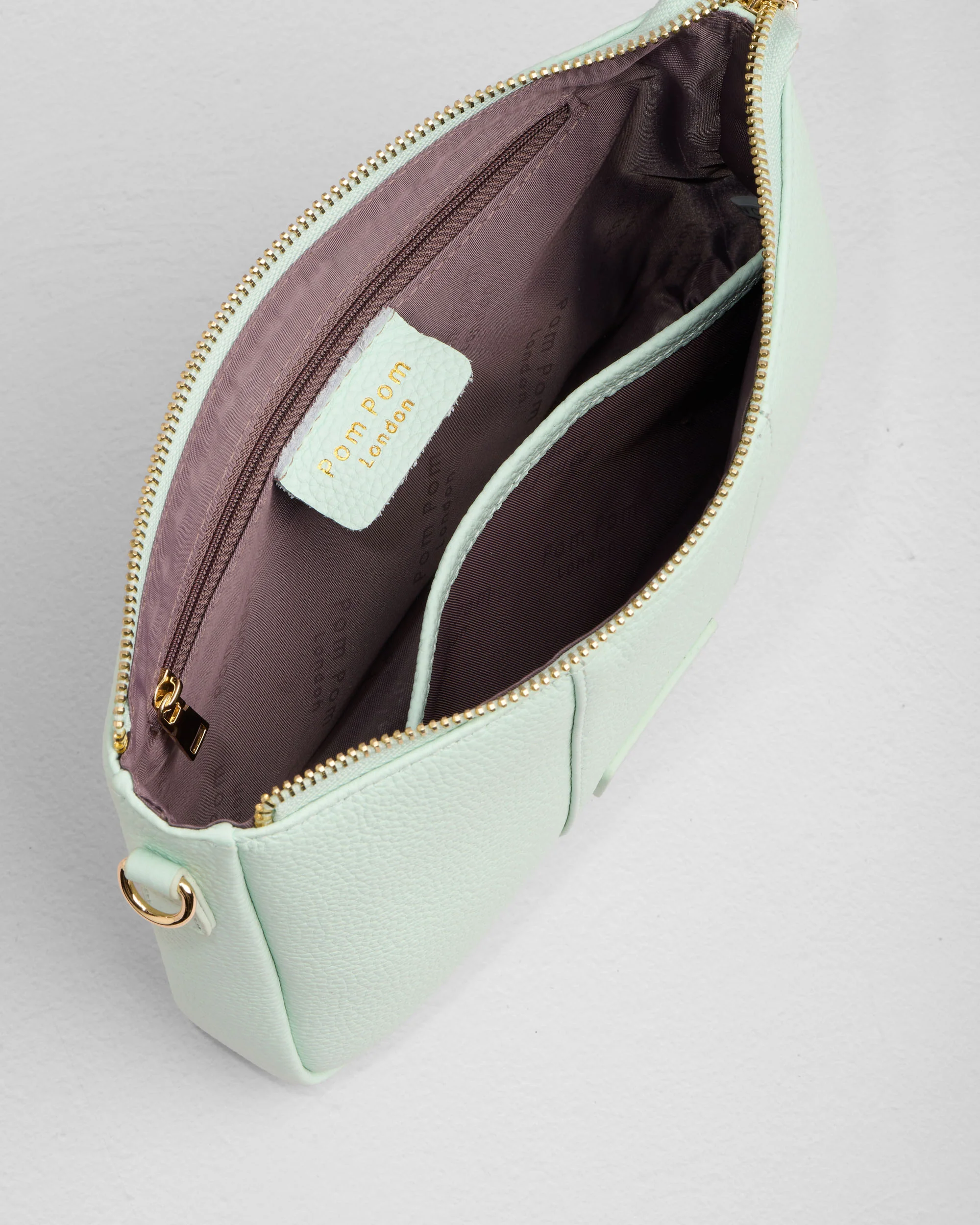 Pom Pom London City Slim Bag Spearmint - Image 6