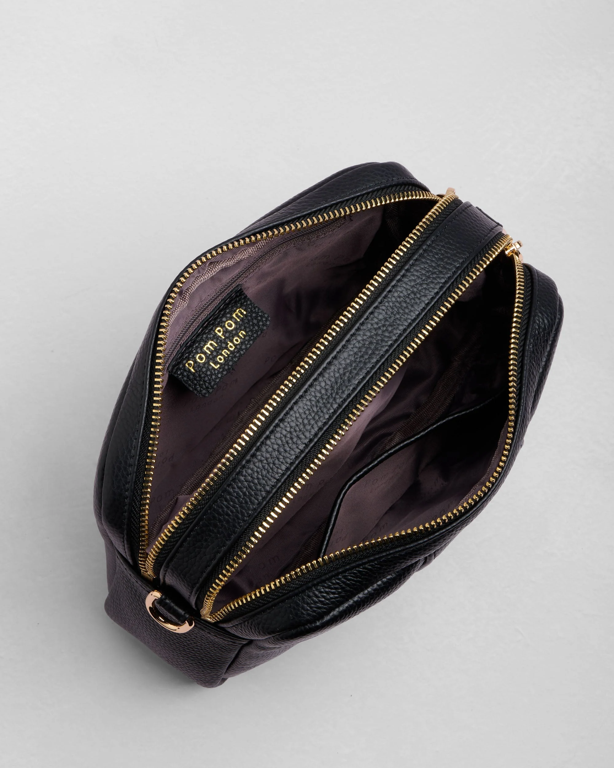 Pom Pom London City Duo Bag Black - Image 6