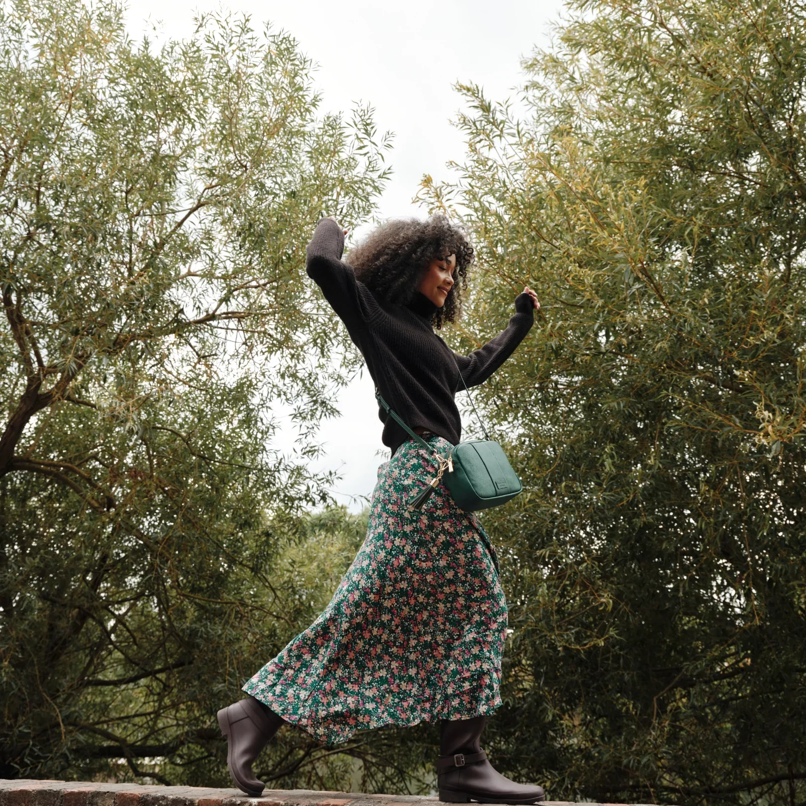 Pom Pom London City Duo Bag Madeira Green - Image 7