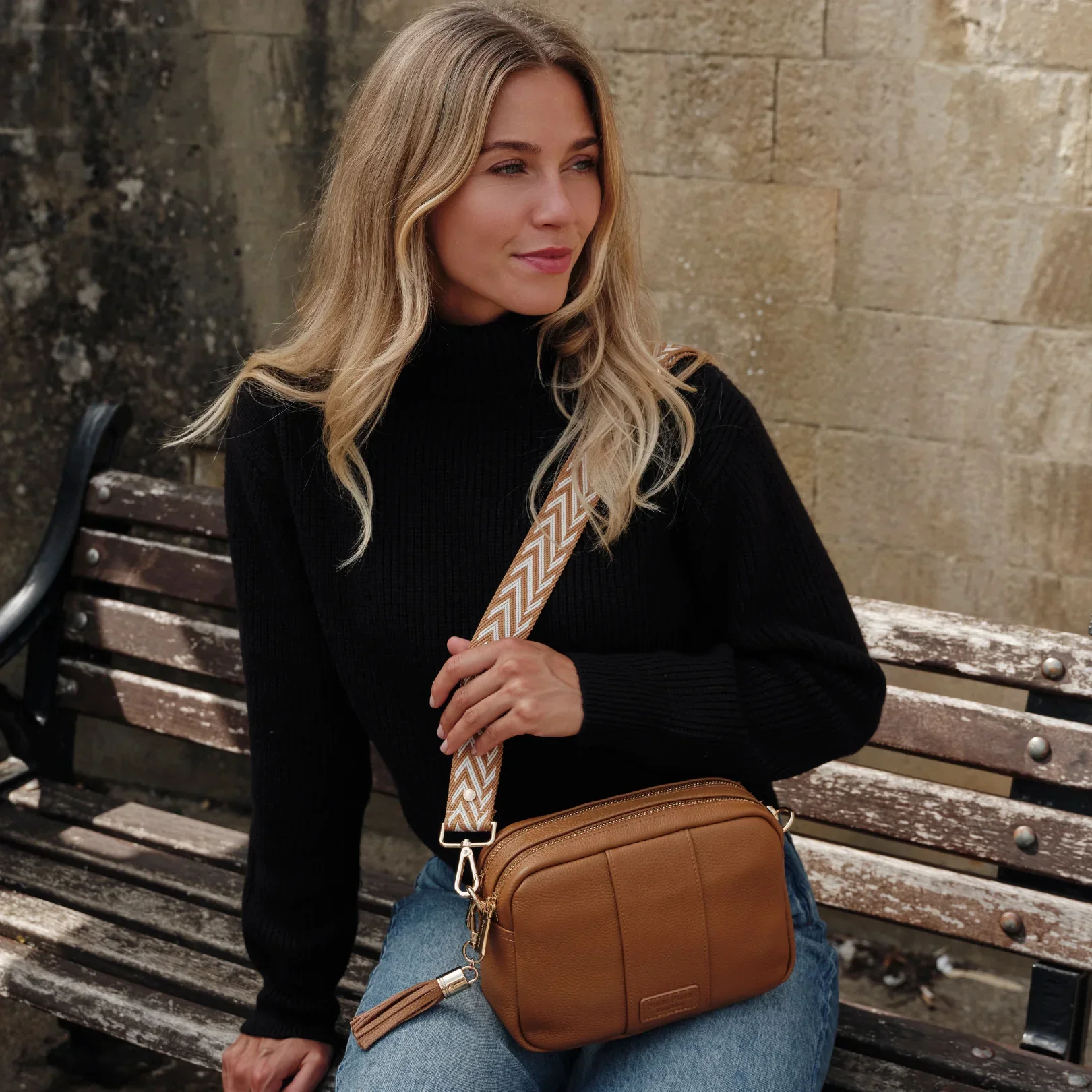 Pom Pom London City Duo Bag Maple - Image 2