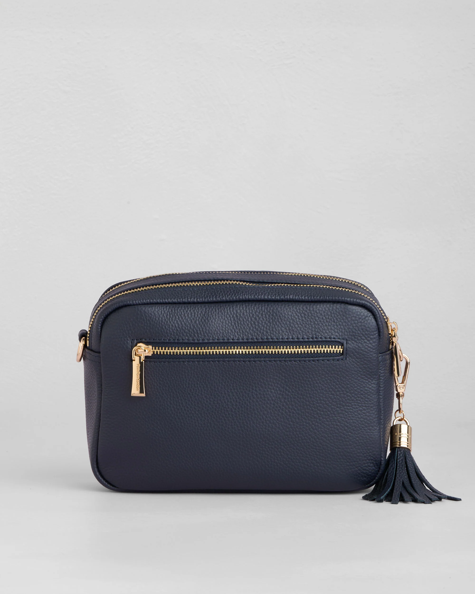 Pom Pom London City Duo Bag Navy - Image 5