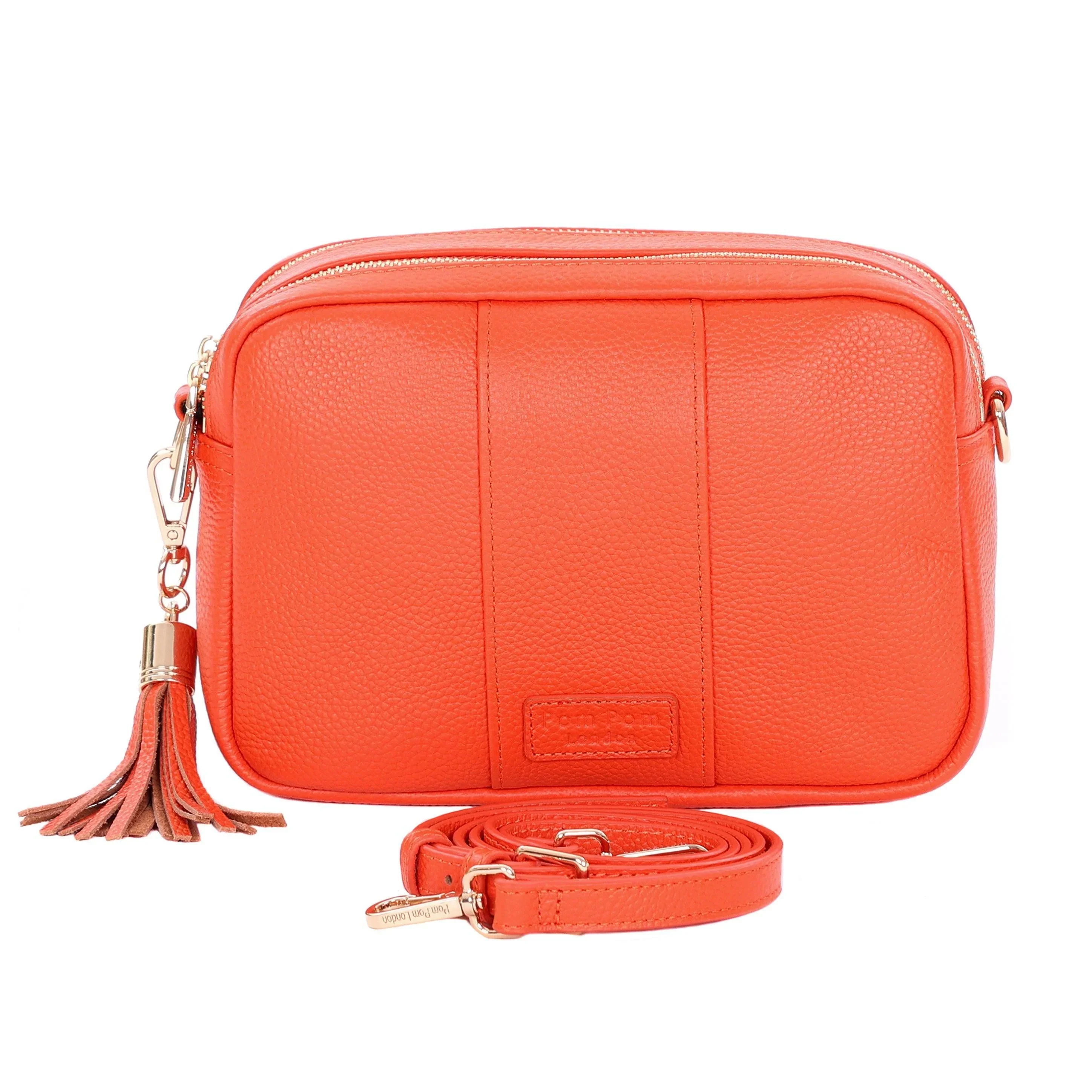Pom Pom London City Duo Bag Orange Spice - Image 3