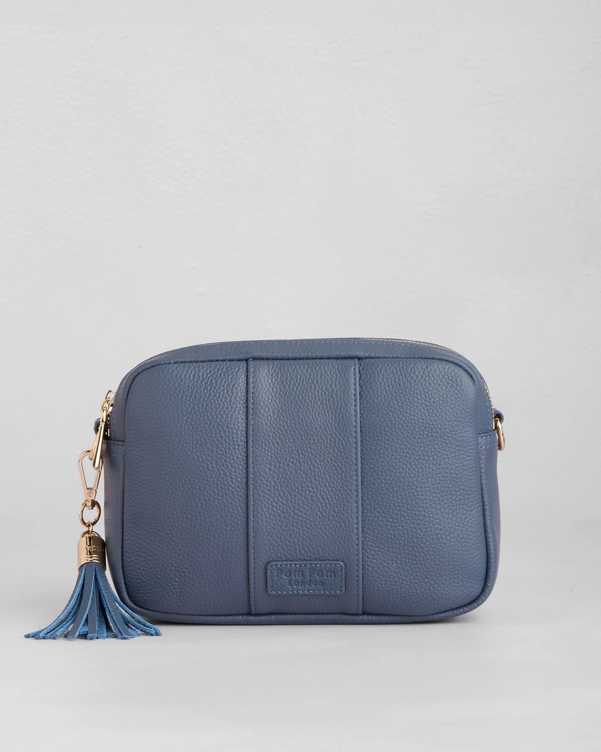 Pom Pom London City Duo Bag Slate Blue