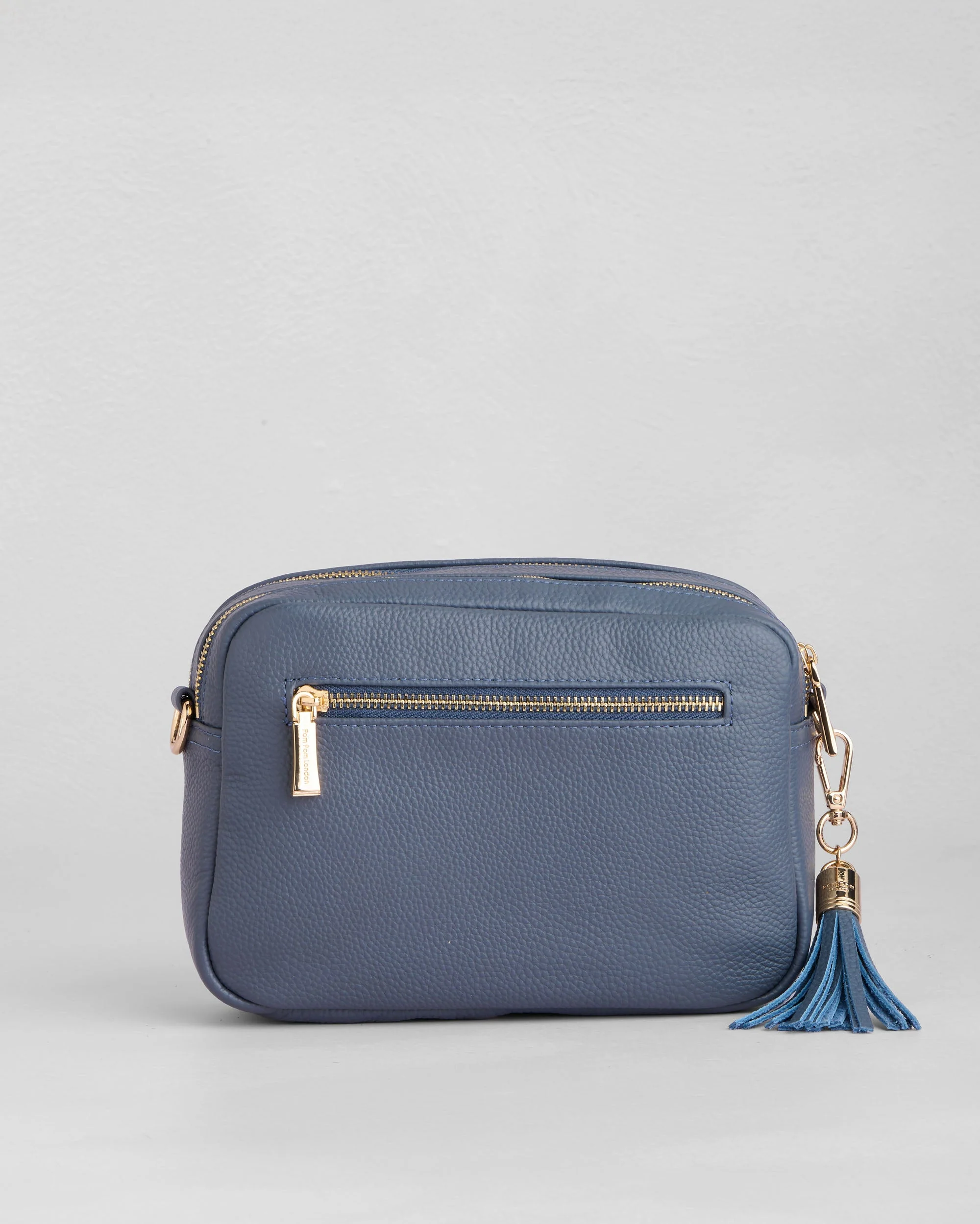 Pom Pom London City Duo Bag Slate Blue - Image 4