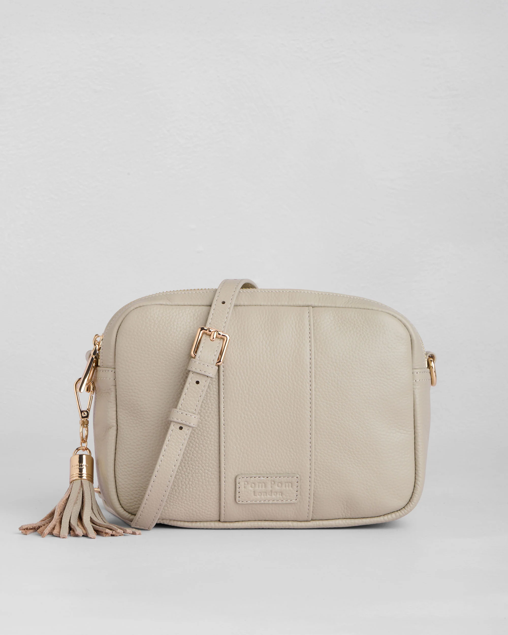 Pom Pom London City Duo Bag Stone - Image 3