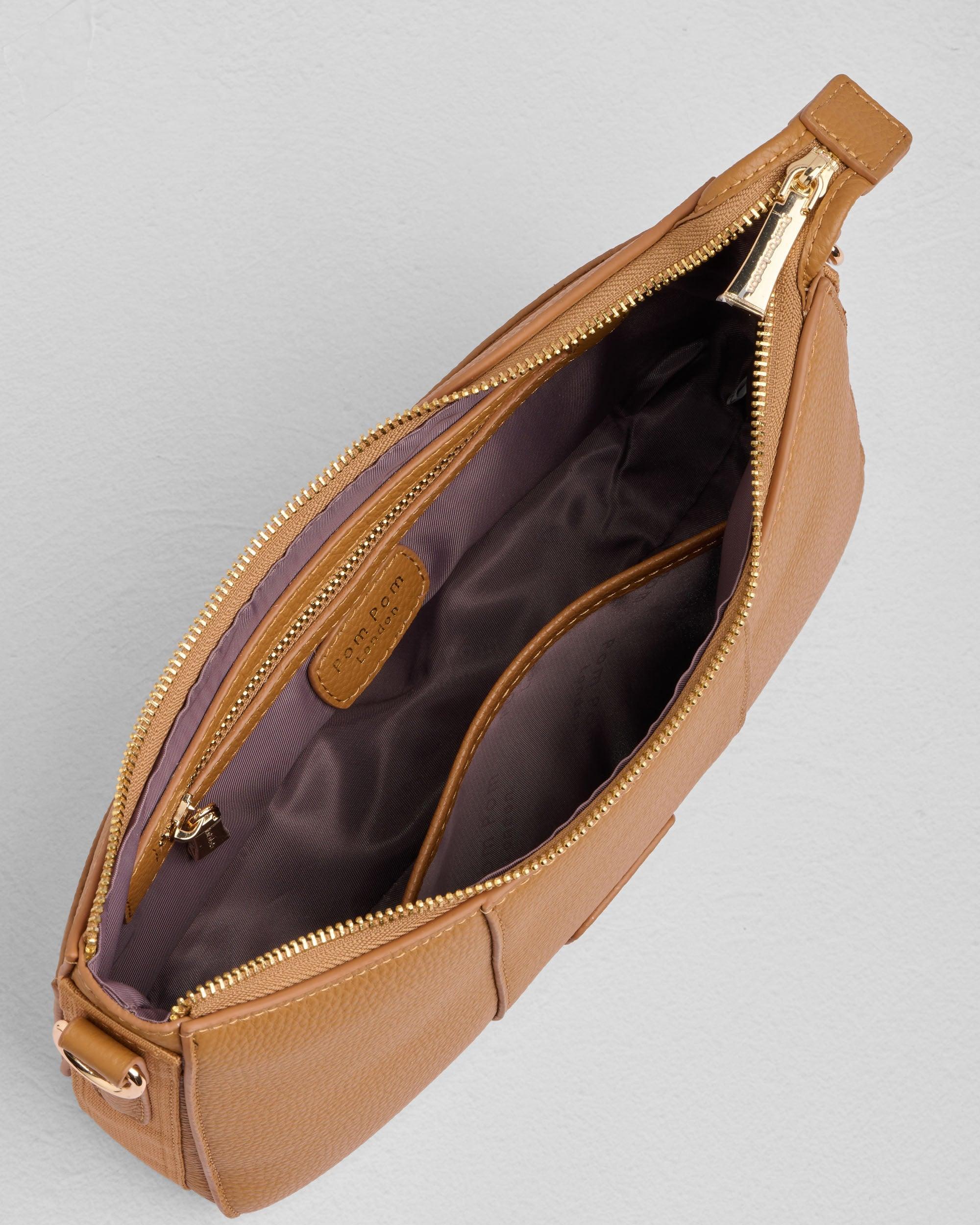 Pom Pom London Edgware Bag Maple - Image 7