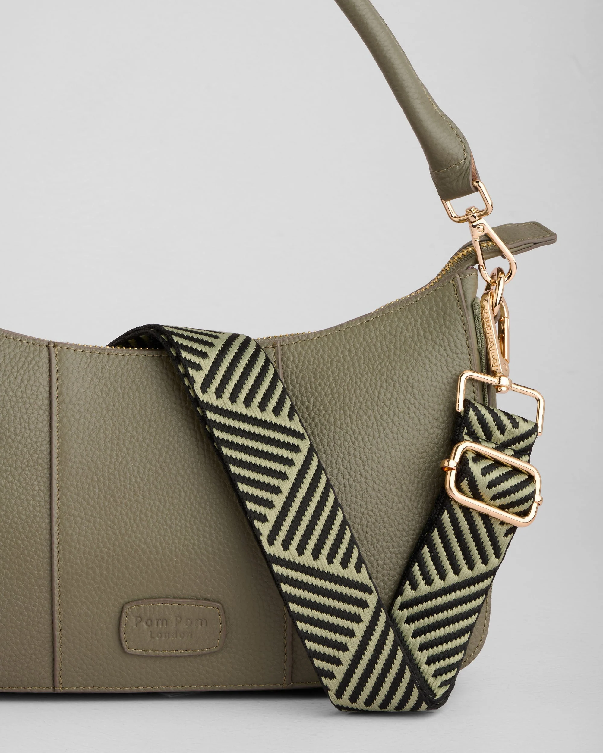 Pom Pom London Edgware Bag Sage Green - Image 3