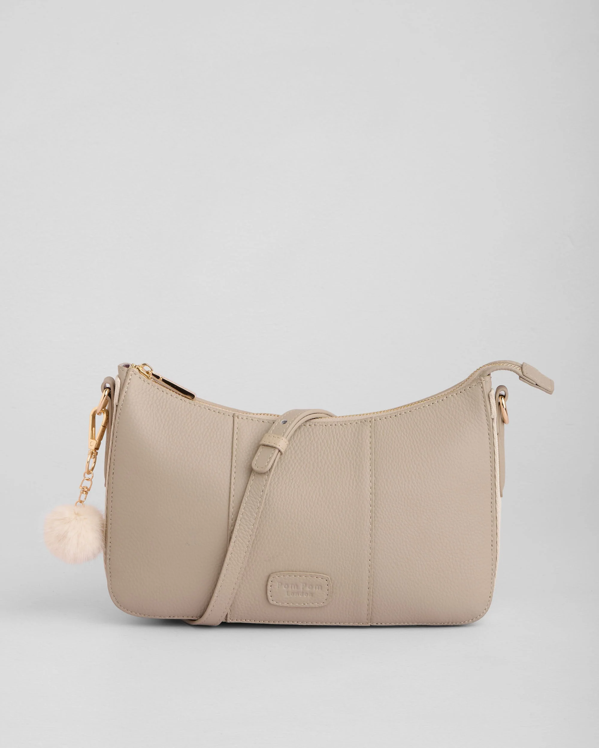 Pom Pom London Edgware Bag Stone - Image 5