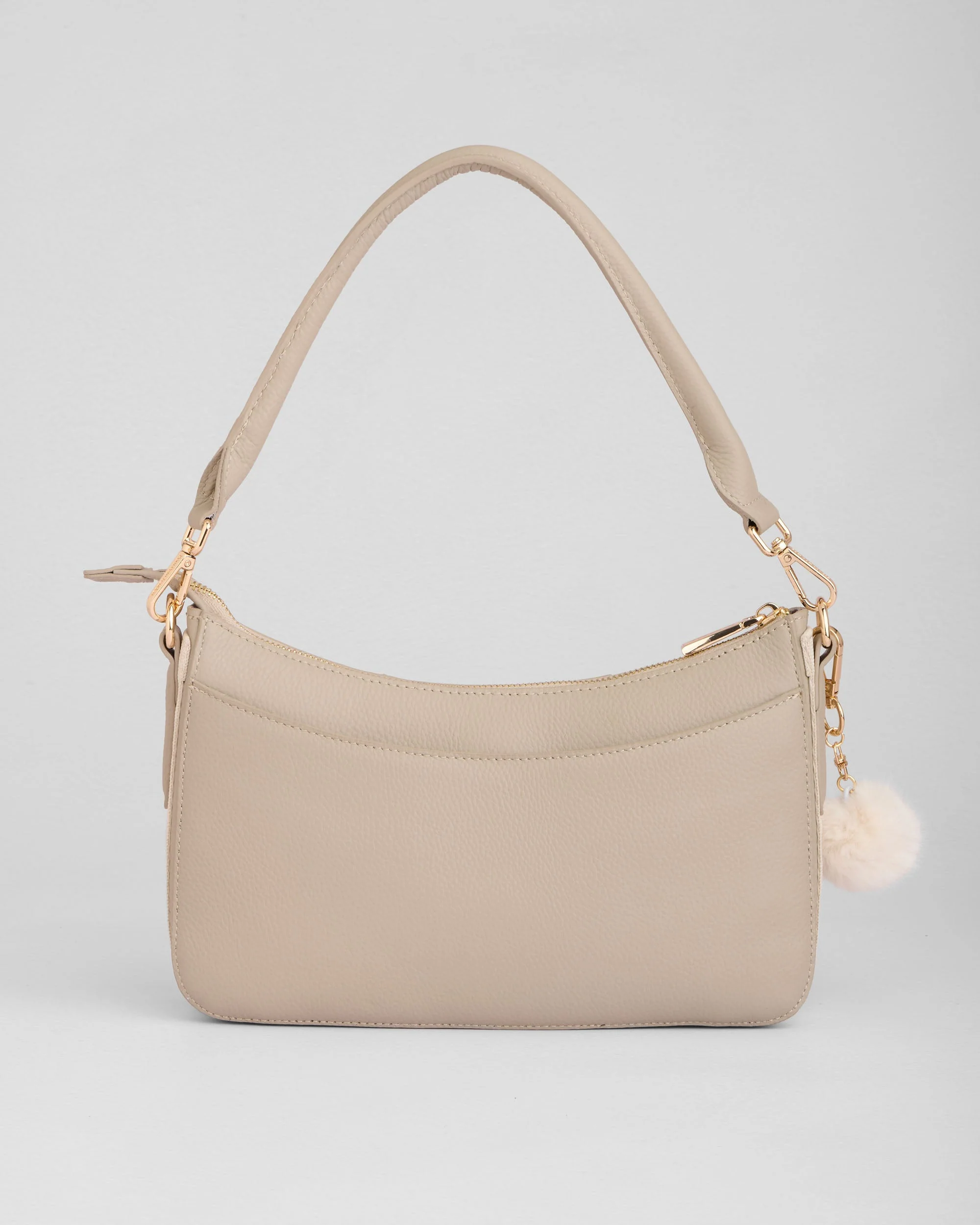 Pom Pom London Edgware Bag Stone - Image 7