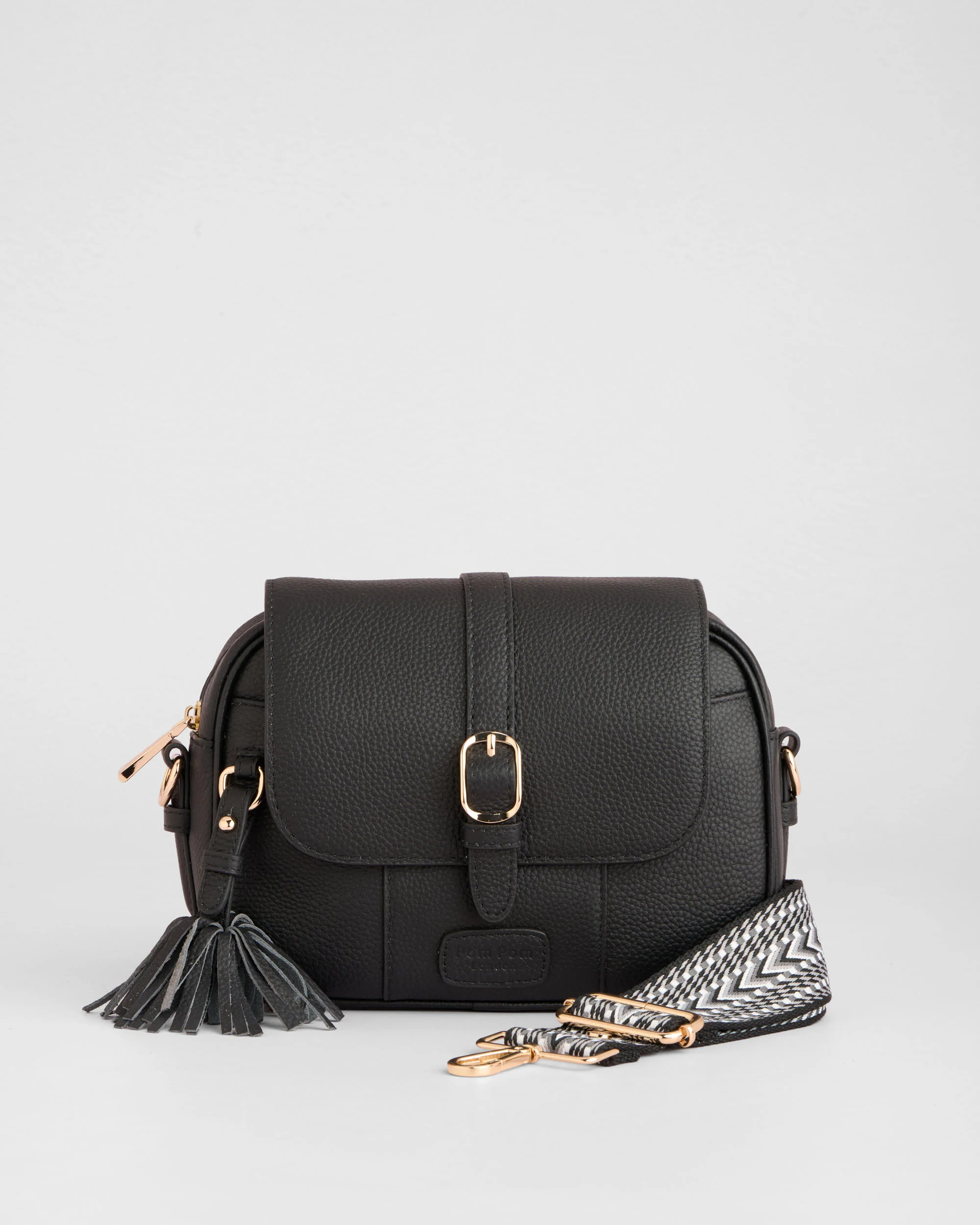 Pom Pom London Finsbury Bag Black - Image 3