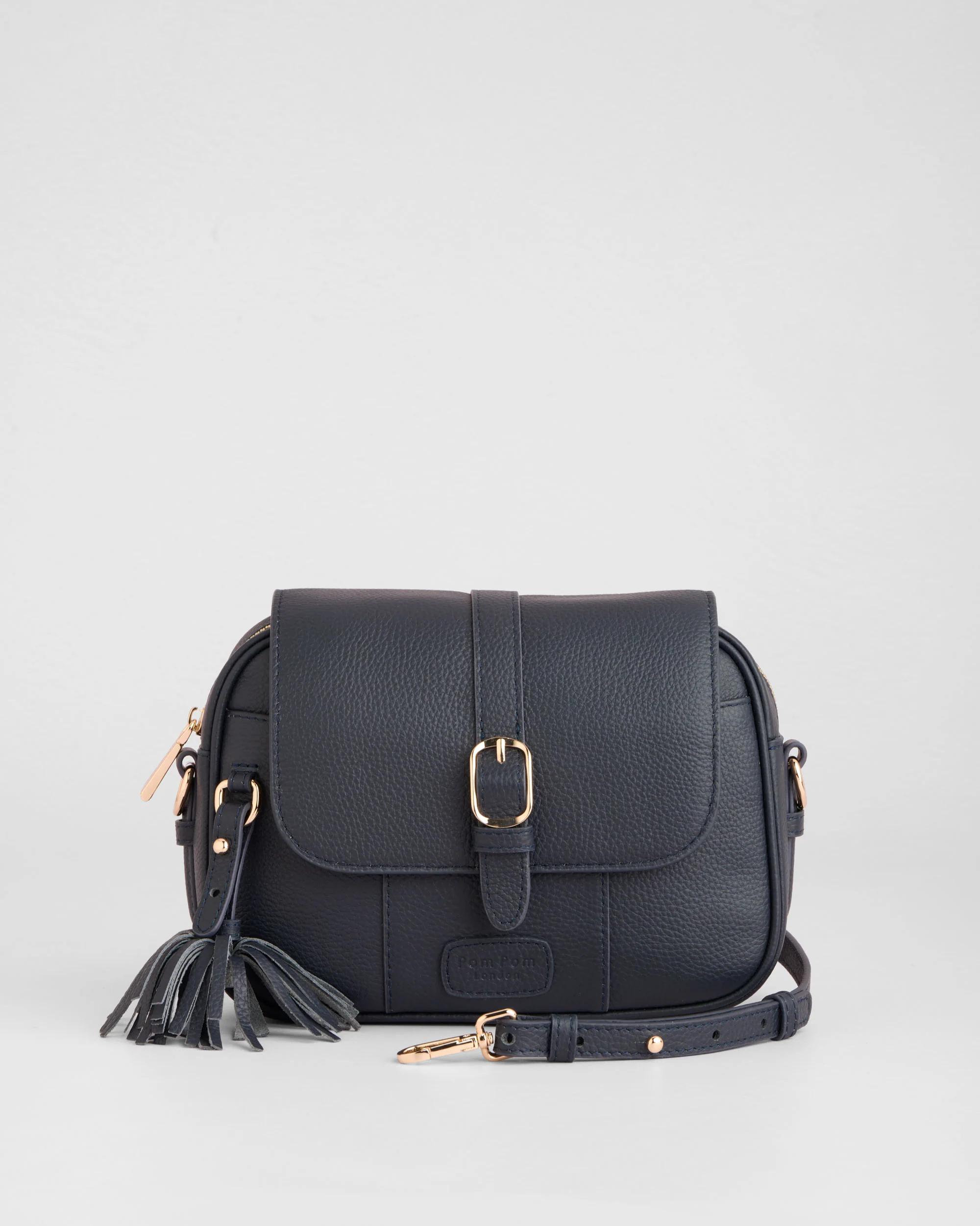 Pom Pom London Finsbury Bag Navy - Image 4
